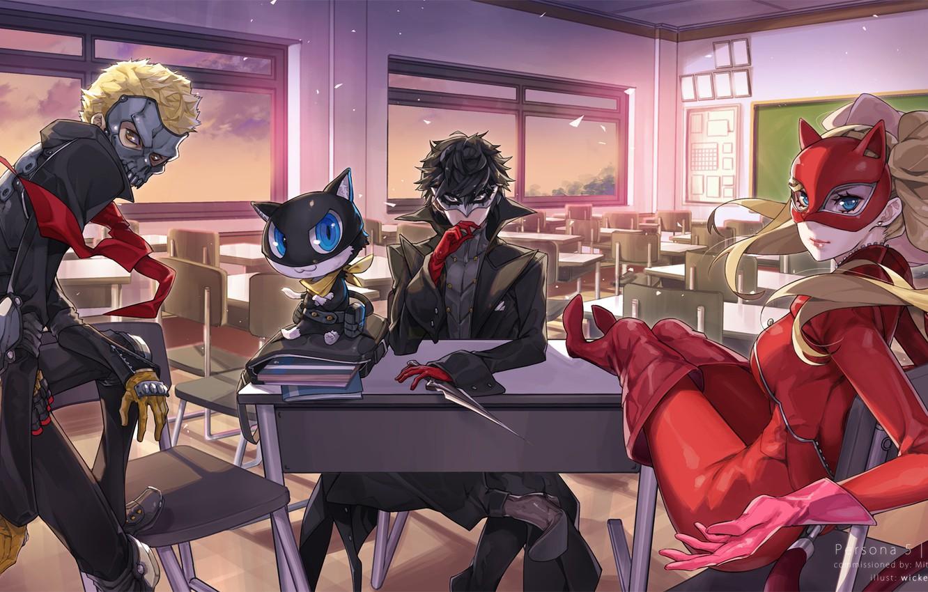 Wallpaper table, room, the game, anime, art, characters