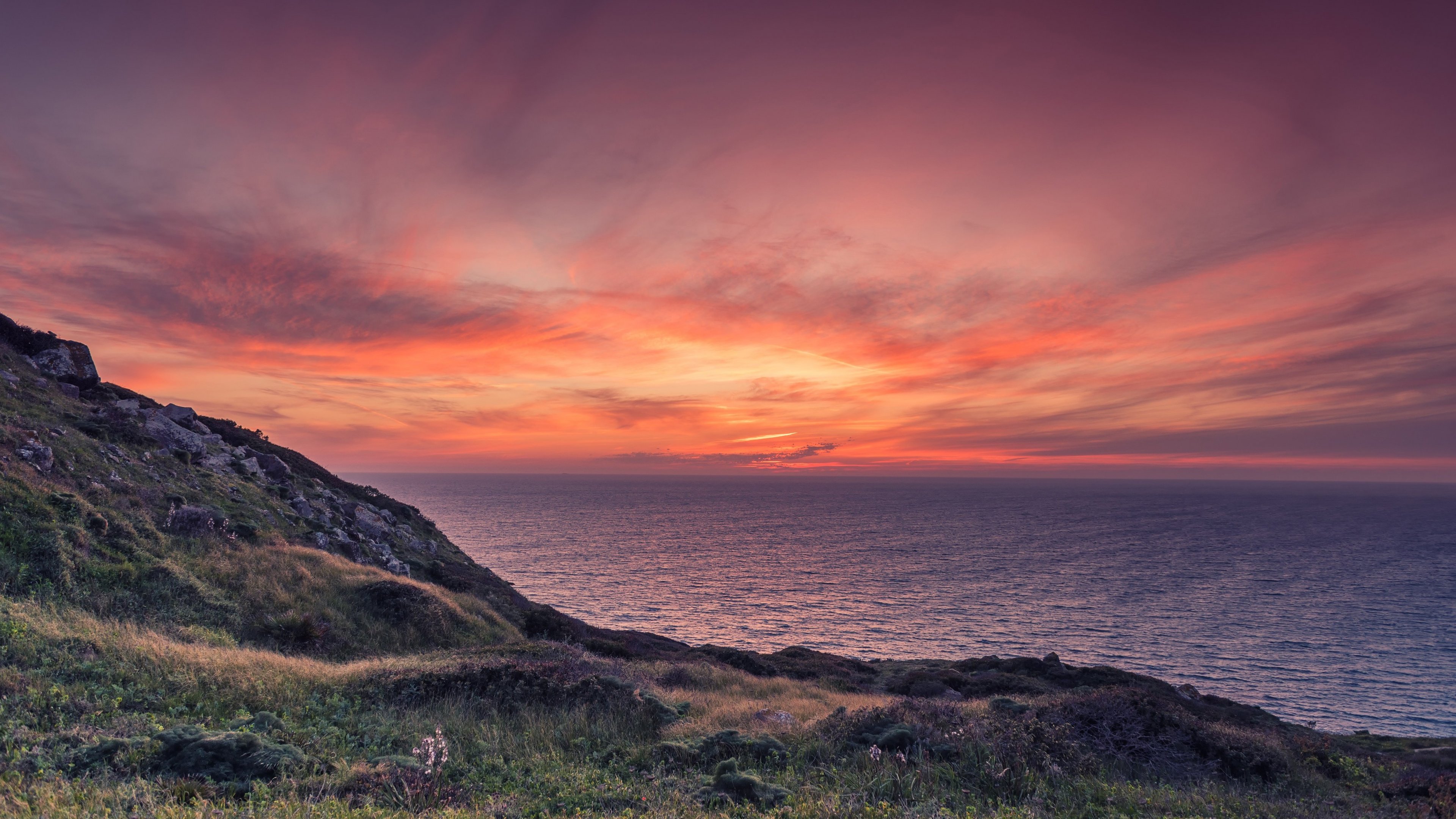 Ocean Sunset Sunset Desktop Background, HD