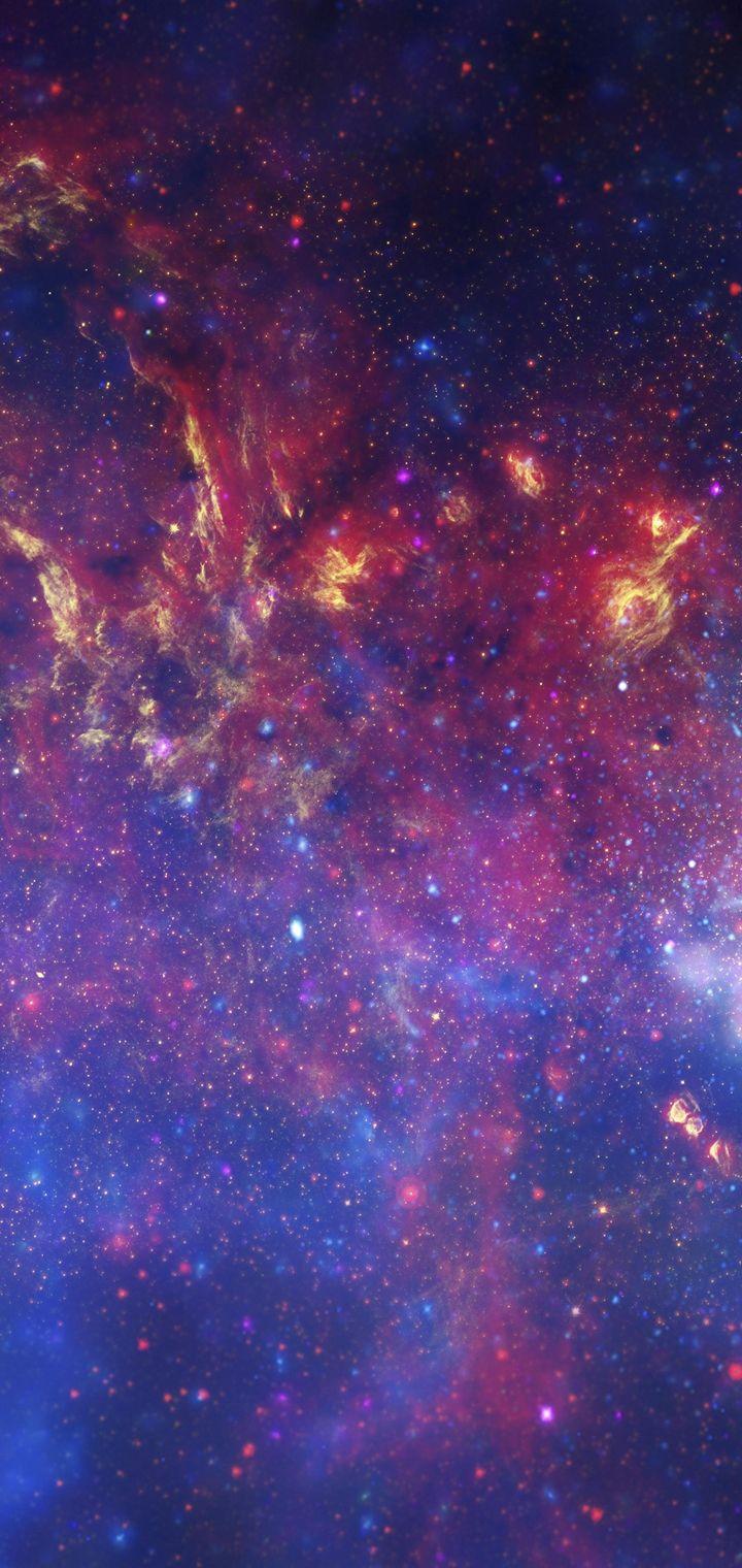 Space Stars Galaxy Cosmo Wallpaper - [720x1520]