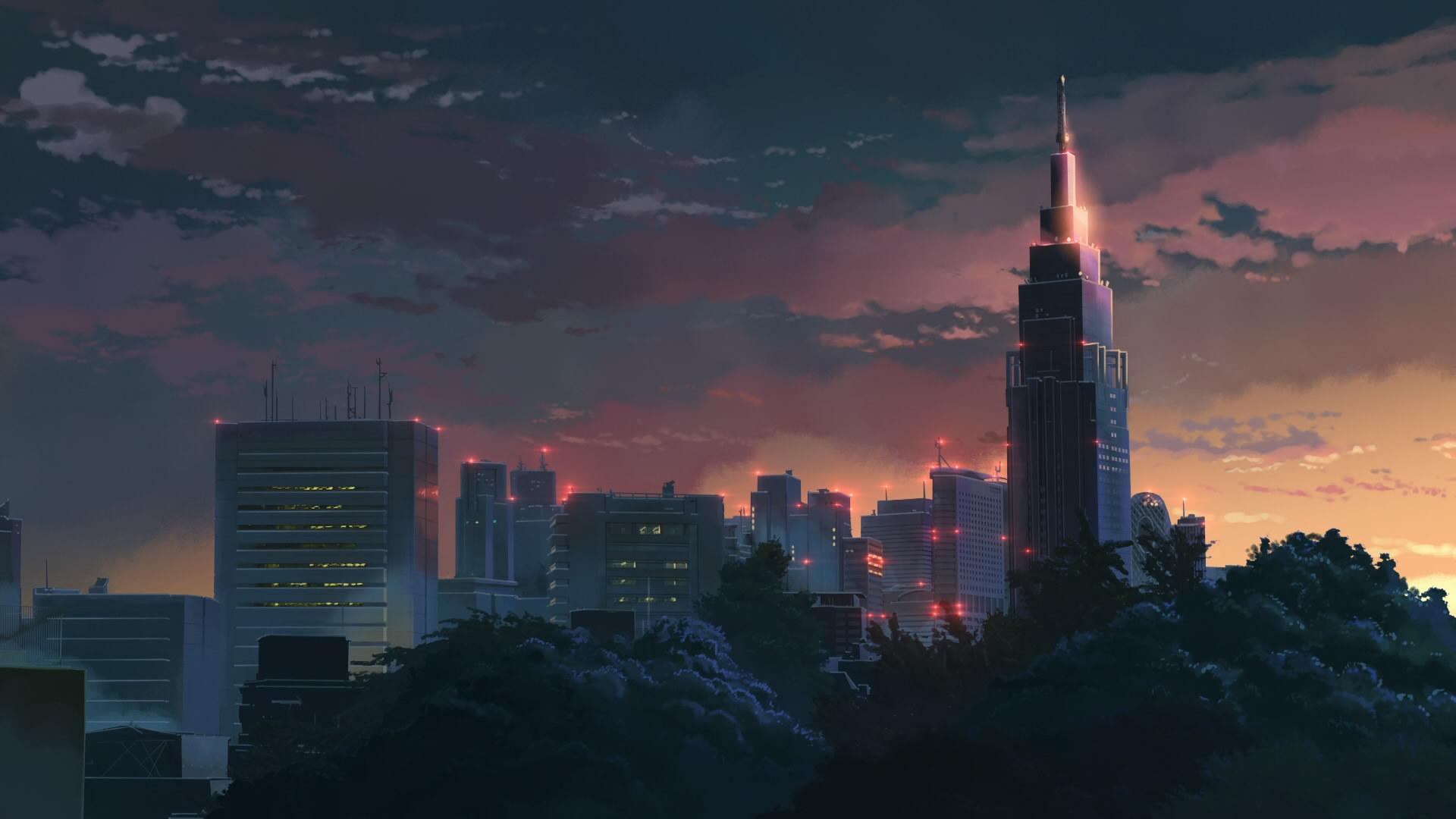 Anime city wallpaper Gallery