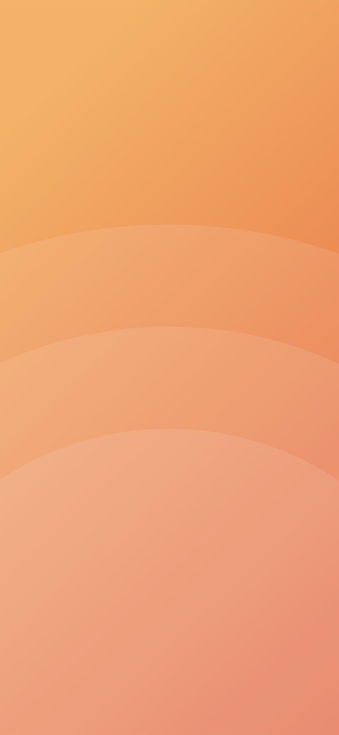 Circle orange simple minimal pattern background iPhone X