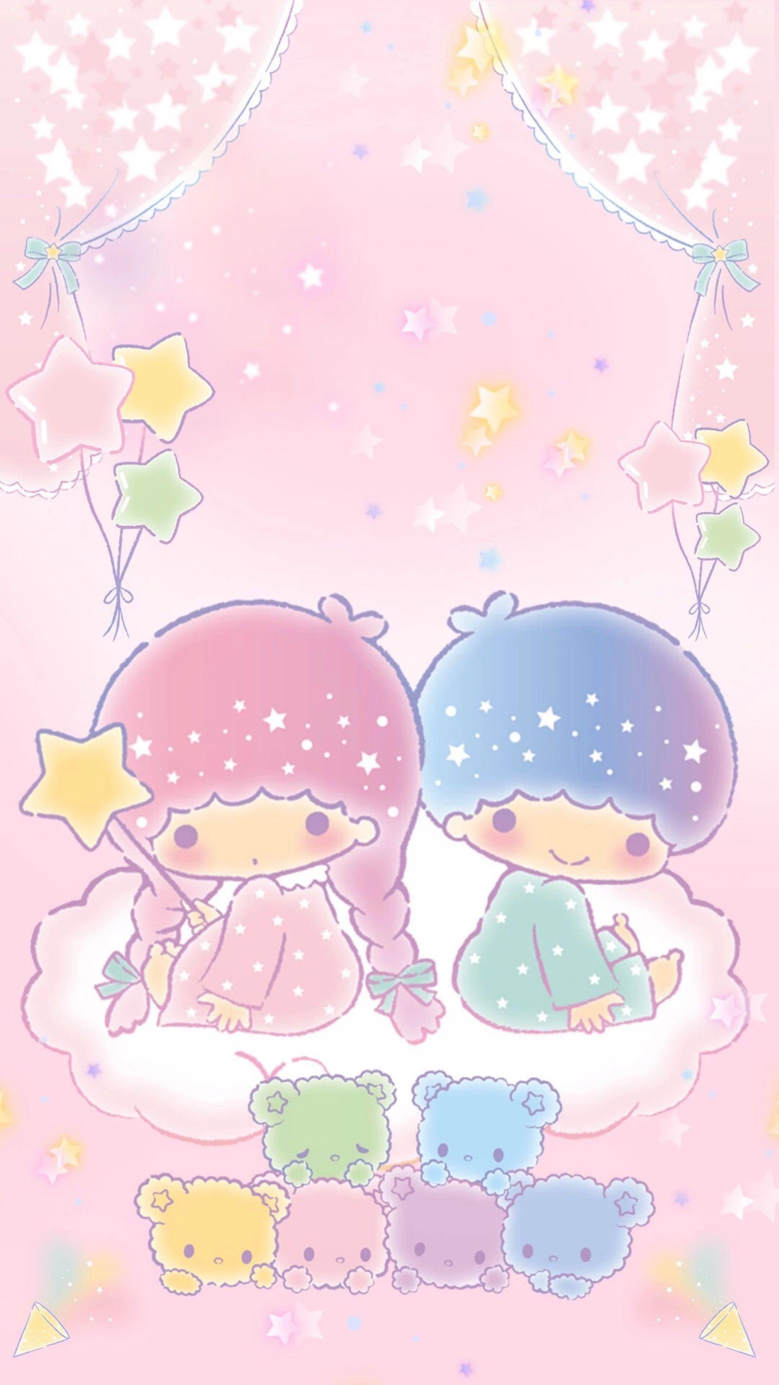 Little Twin Stars. Little twin stars, Wallpaper iphone cute