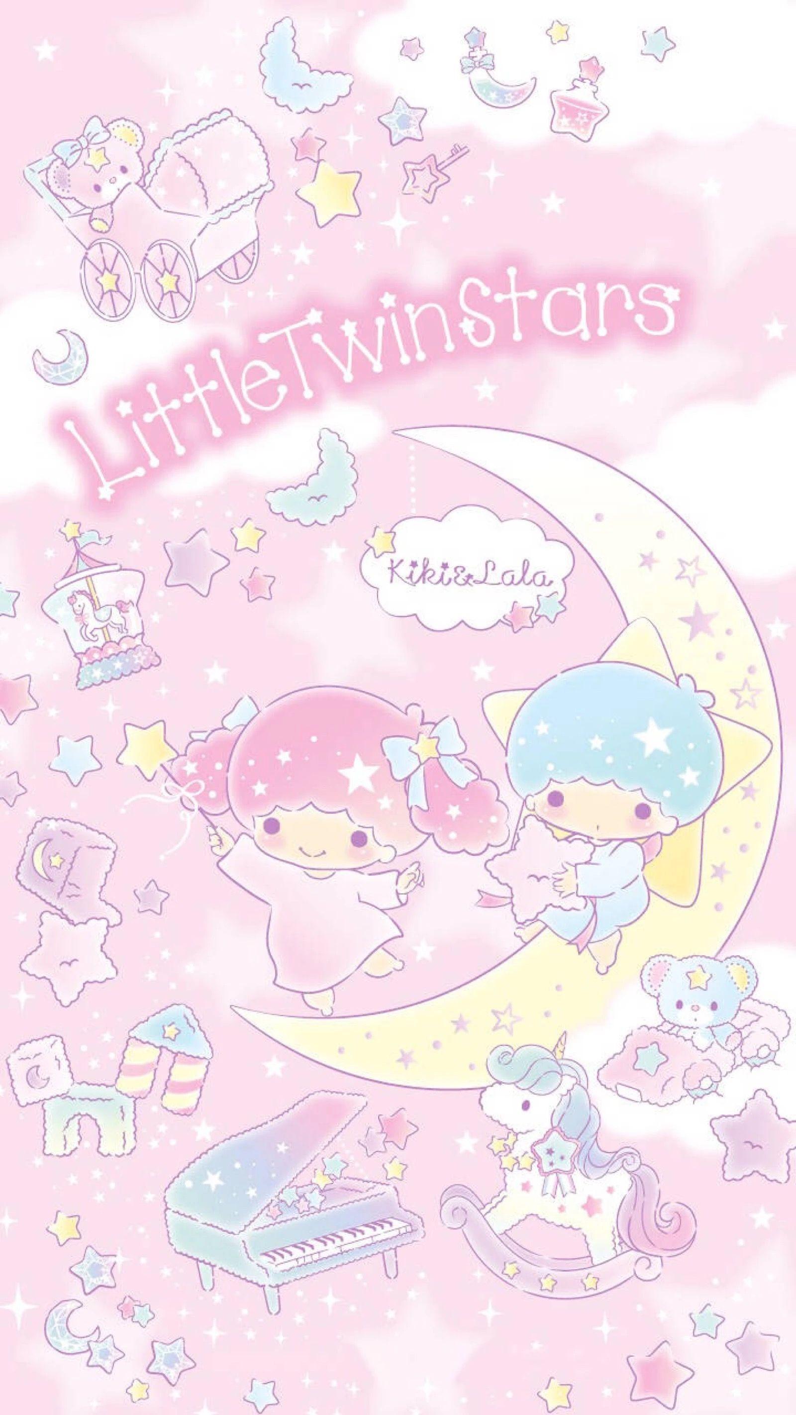 Little Twin Stars. Wallpaper iphone cute, Little twin stars