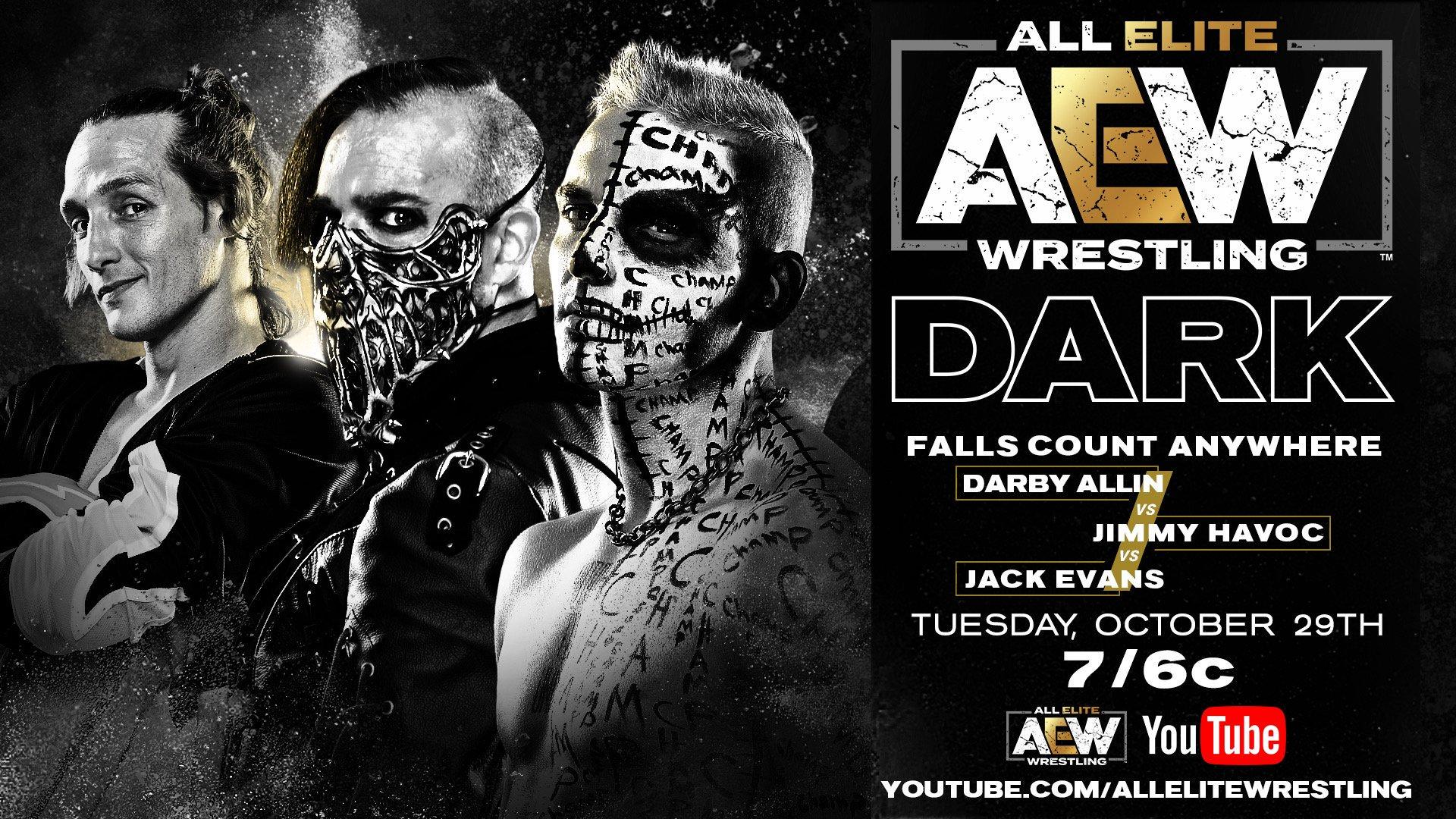 AEW Dark results: Darby Allin vs. Jimmy Havoc vs. Jack Evans