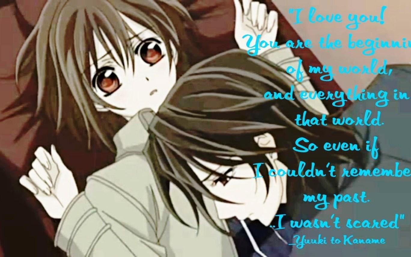 Anime Love Quotes Tagalog Cute Couple Wallpaper With