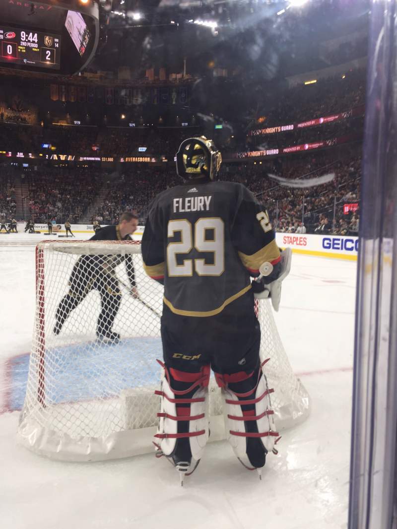 T Mobile Arena, Section 10, Row GS1, Seat 6 Golden