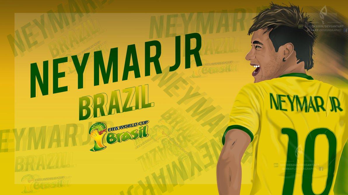 Free download neymar wallpaper brazil 2014 cartoon 1024x575 neymar