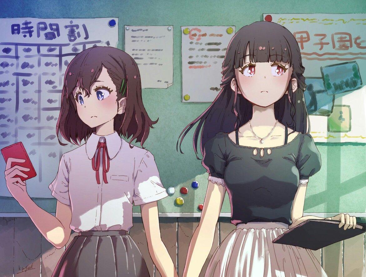 Lesbians Anime Wallpapers Wallpaper Cave