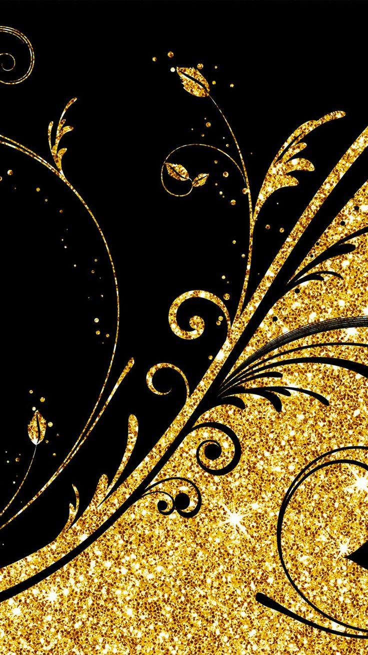 Download Black And Gold Wallpaper, High Quality Wallpaper