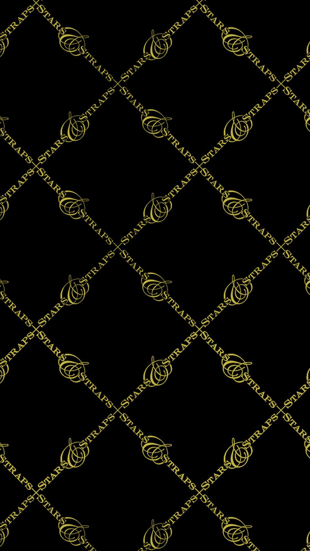 iPhone 8 Wallpaper Black and Gold 3D iPhone Wallpaper