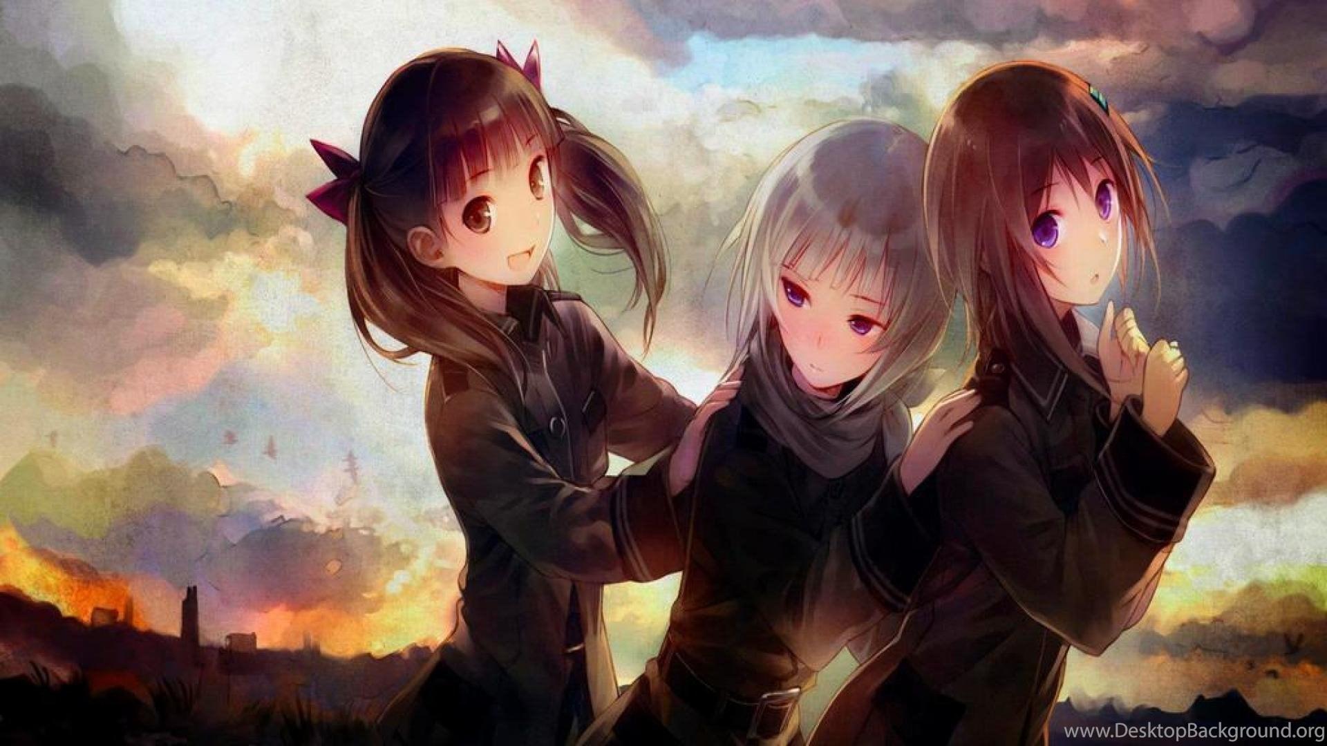 Wallpaper 4 Best Friends Forever Anime