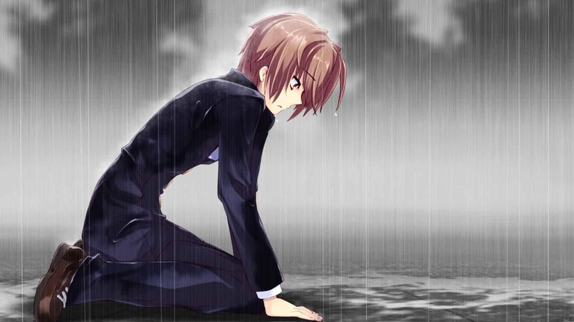 Cartoon Anime Boy Cry Wallpapers - Wallpaper Cave