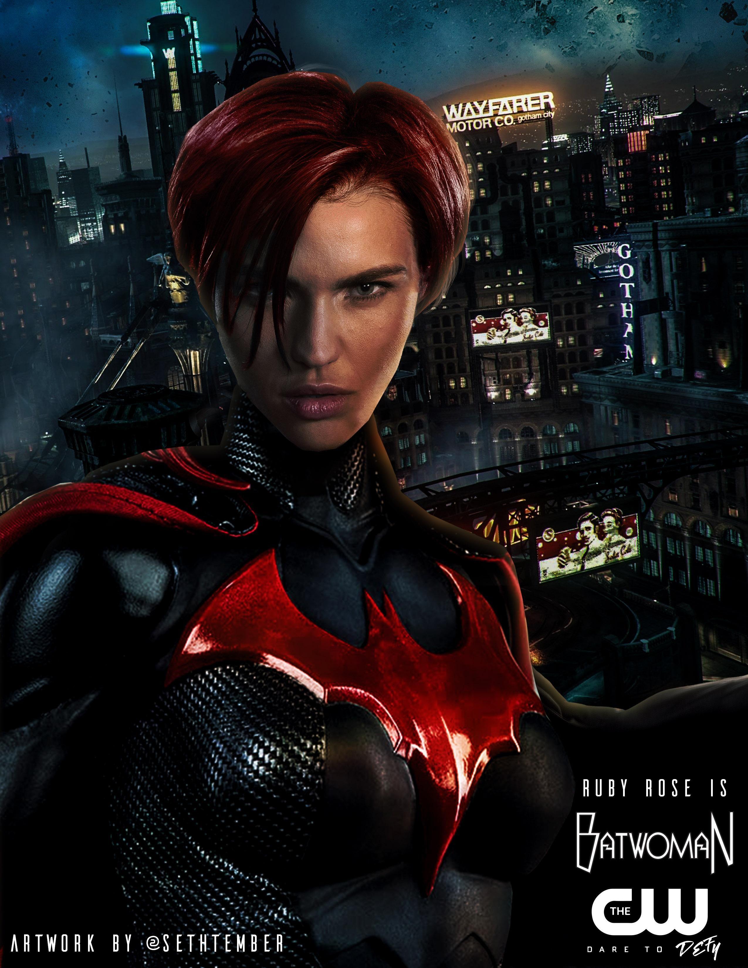 Fan Art Ruby Rose As Batwoman By Sethtember, DCcomics