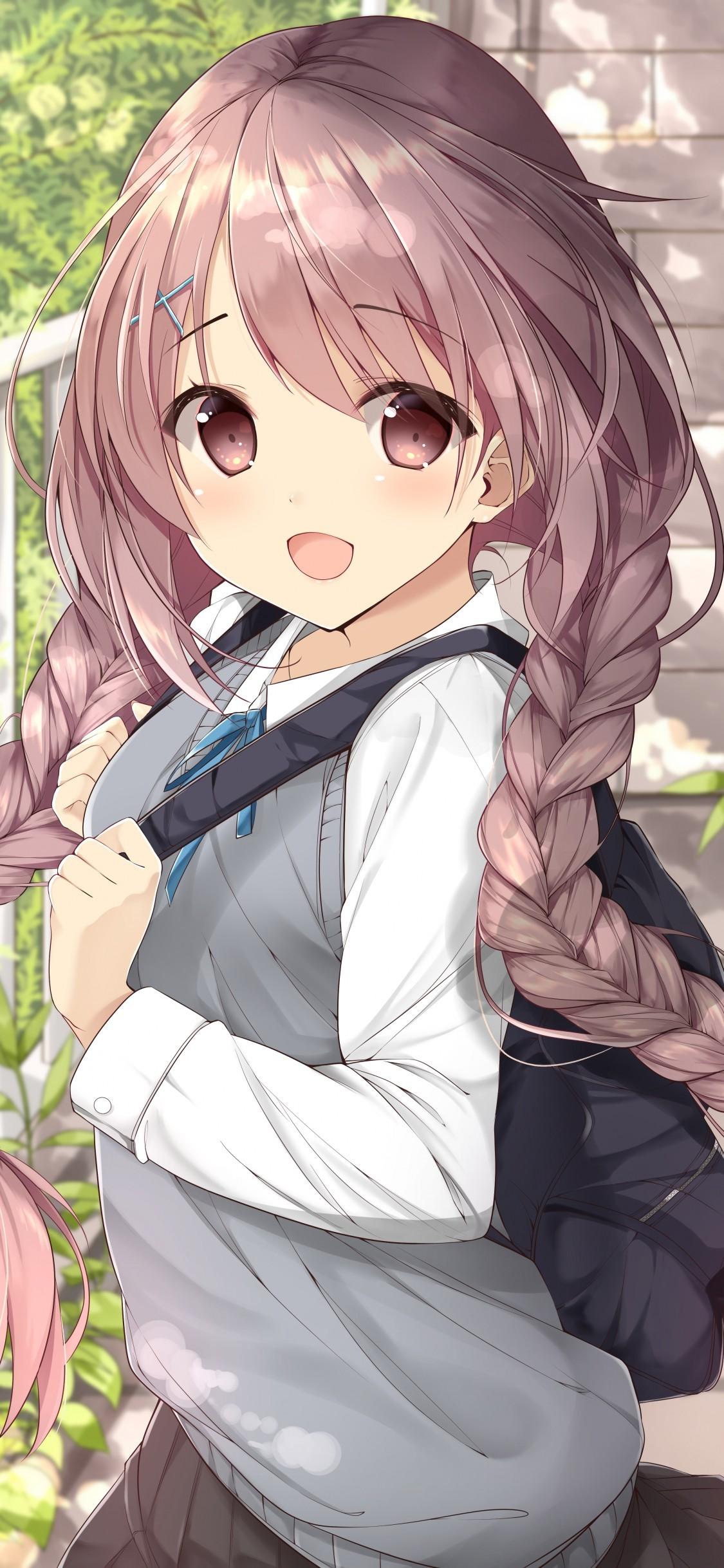 anime cute sexy hot school girl