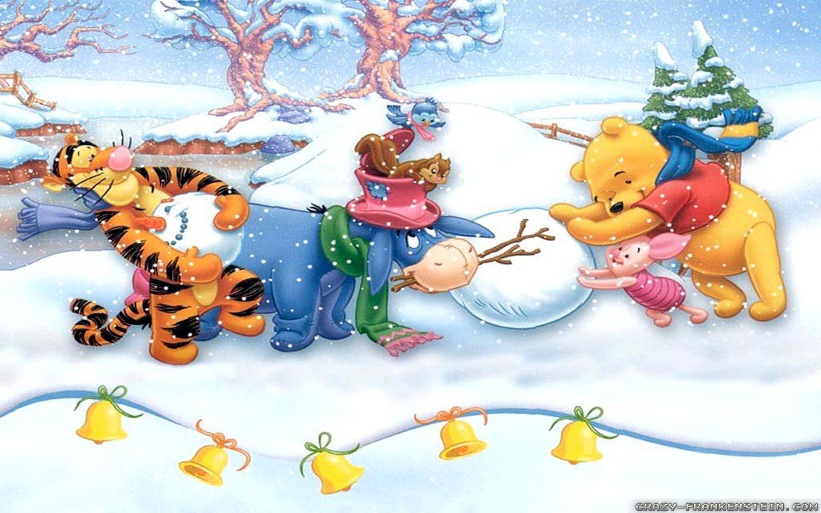 Winnie the Pooh Christmas Wallpaper Free Winnie