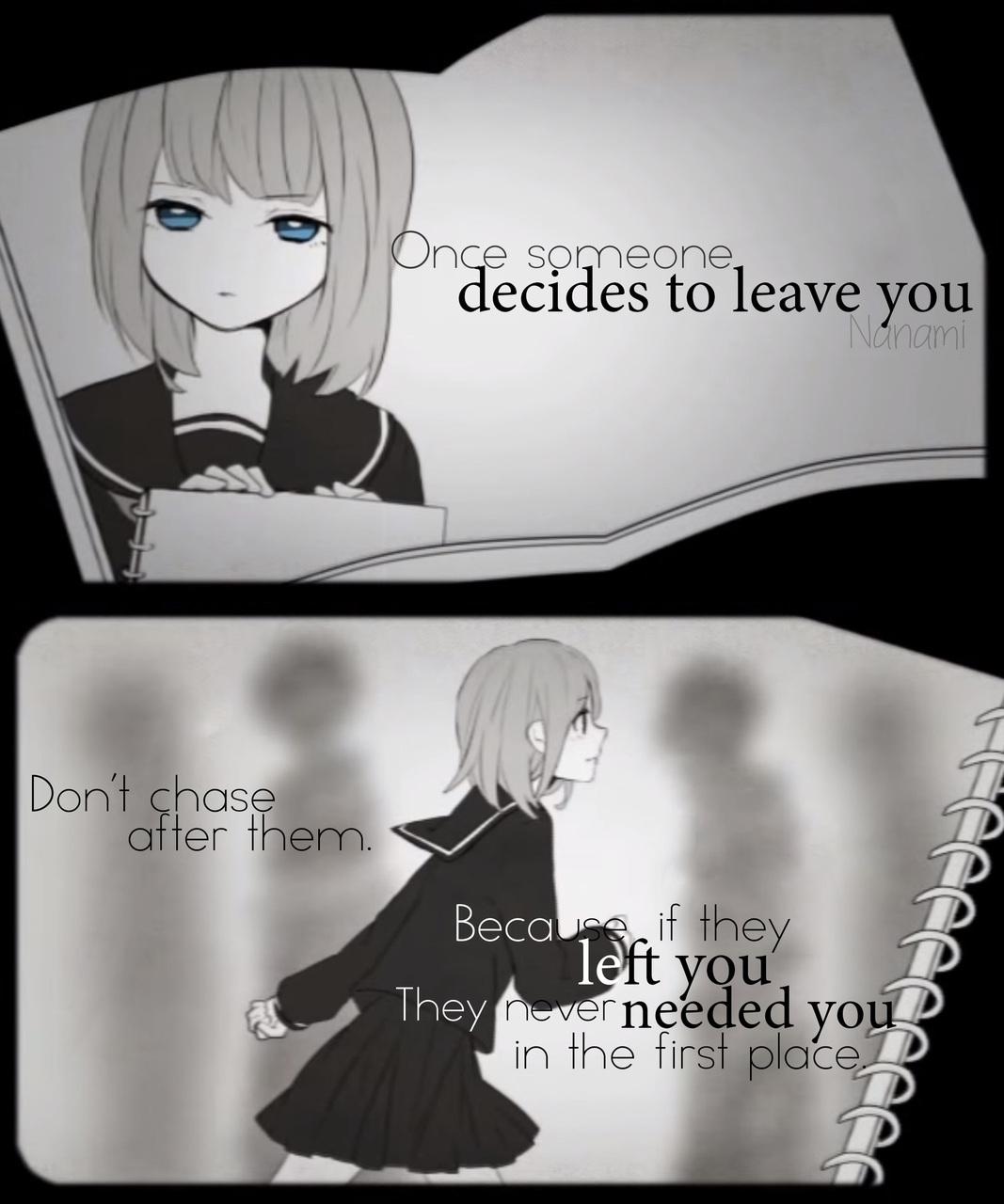 Sad Anime Wallpapers With Quotes - Sad Anime Quotes Wallpapers - Top