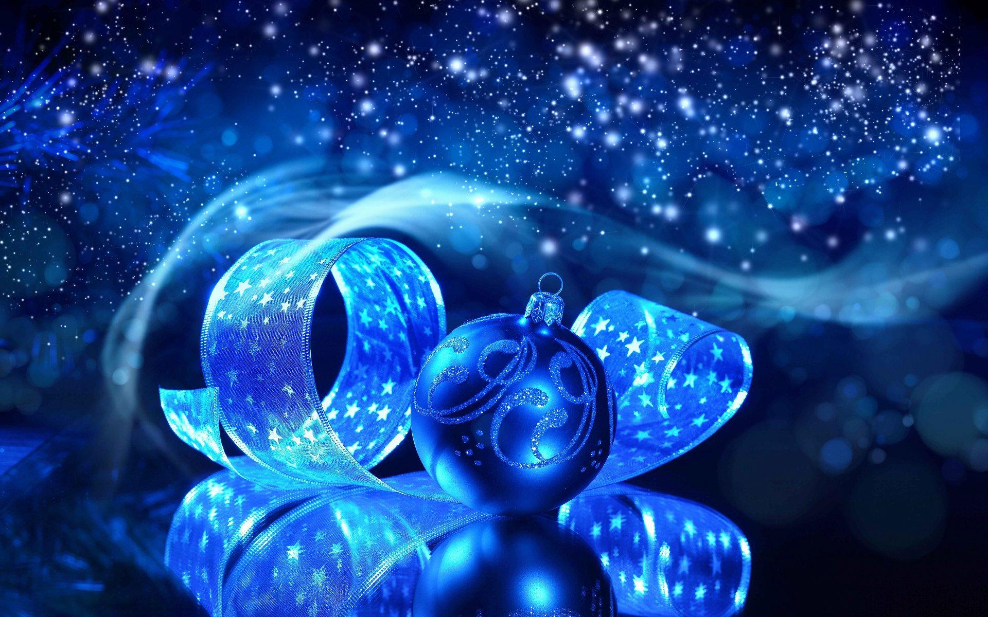 Blue Christmas Background Blue Xmas Wallpaper Hq Free