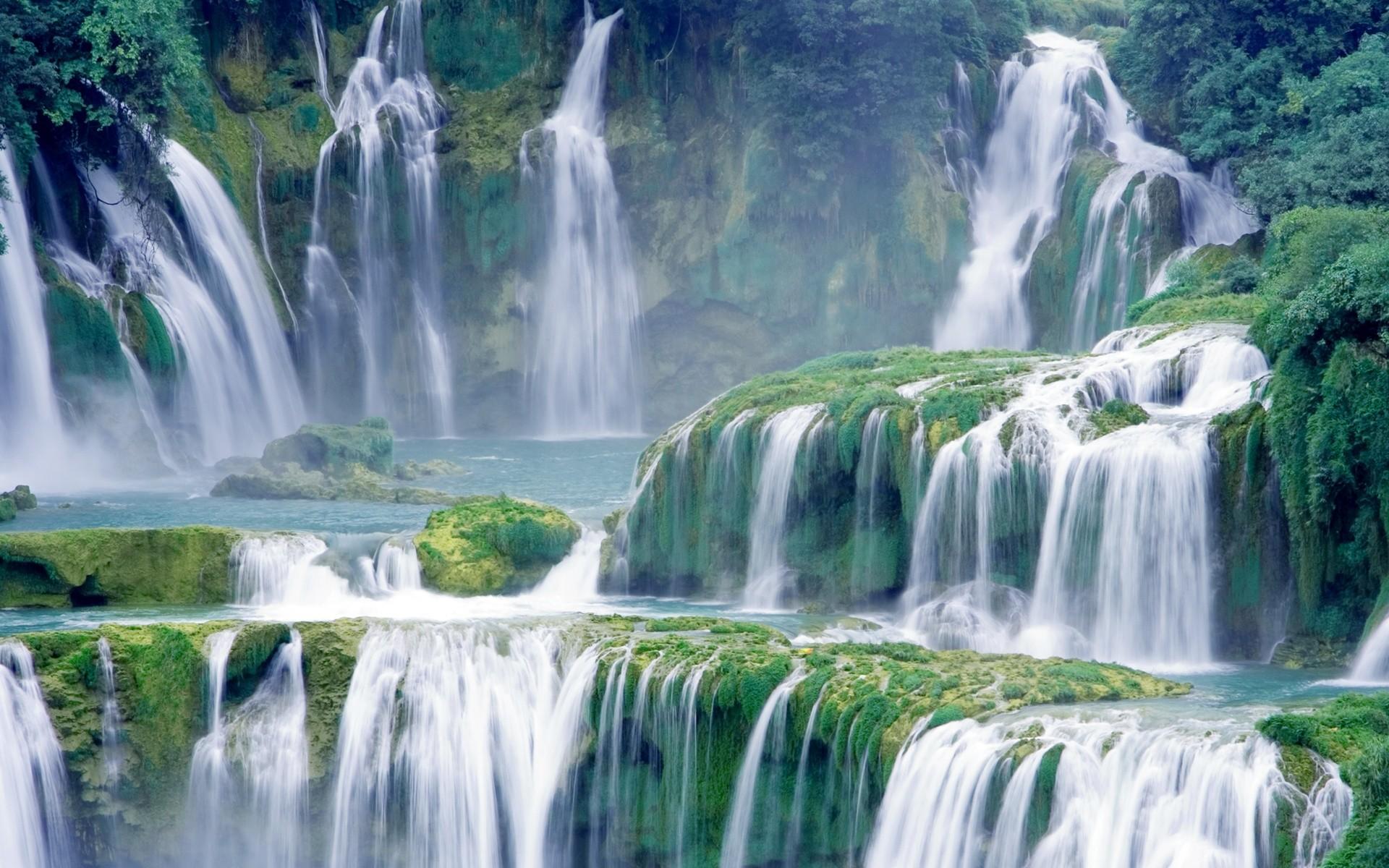 Animated Waterfall Wallpaper with Sound