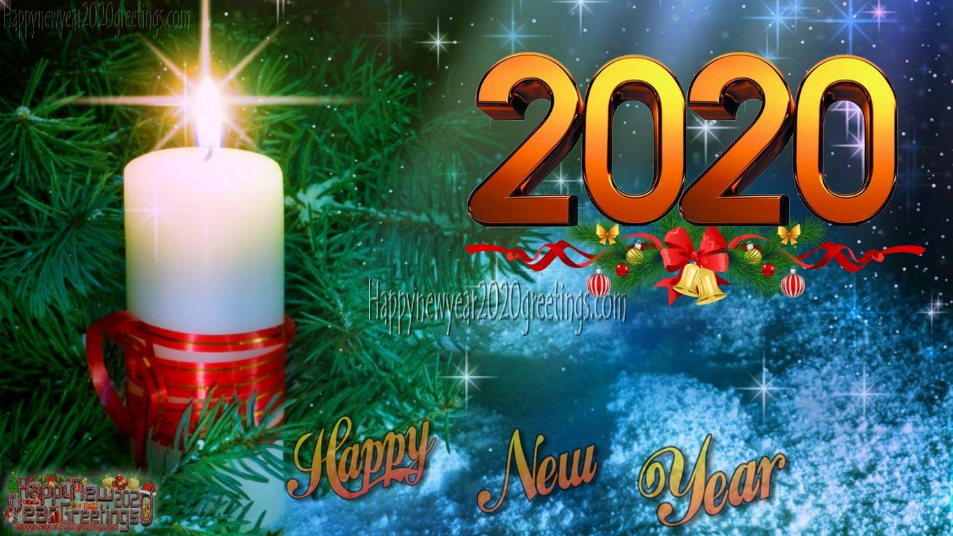 Colorful New Year 2020 Wallpaper