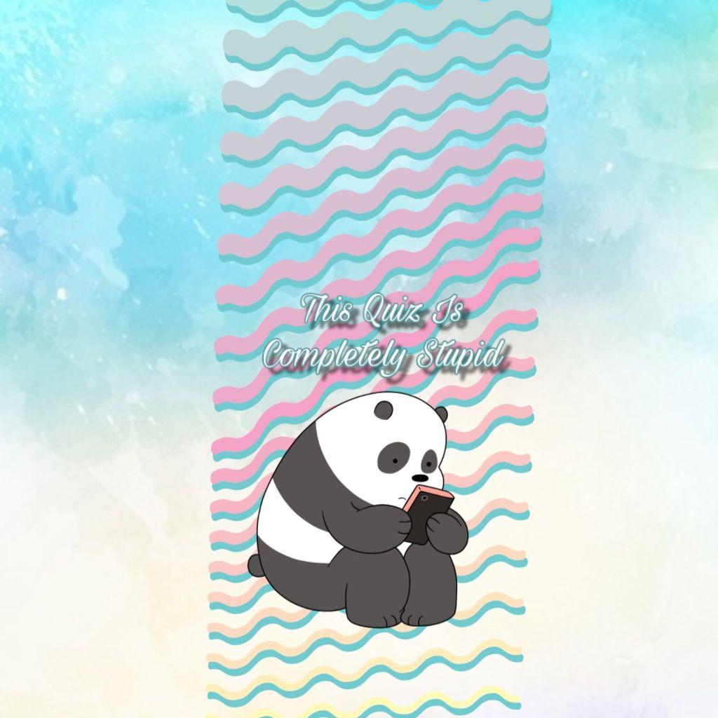 WE BARE BEARS Panda IPhone Wallpaper ❄️ webearbears