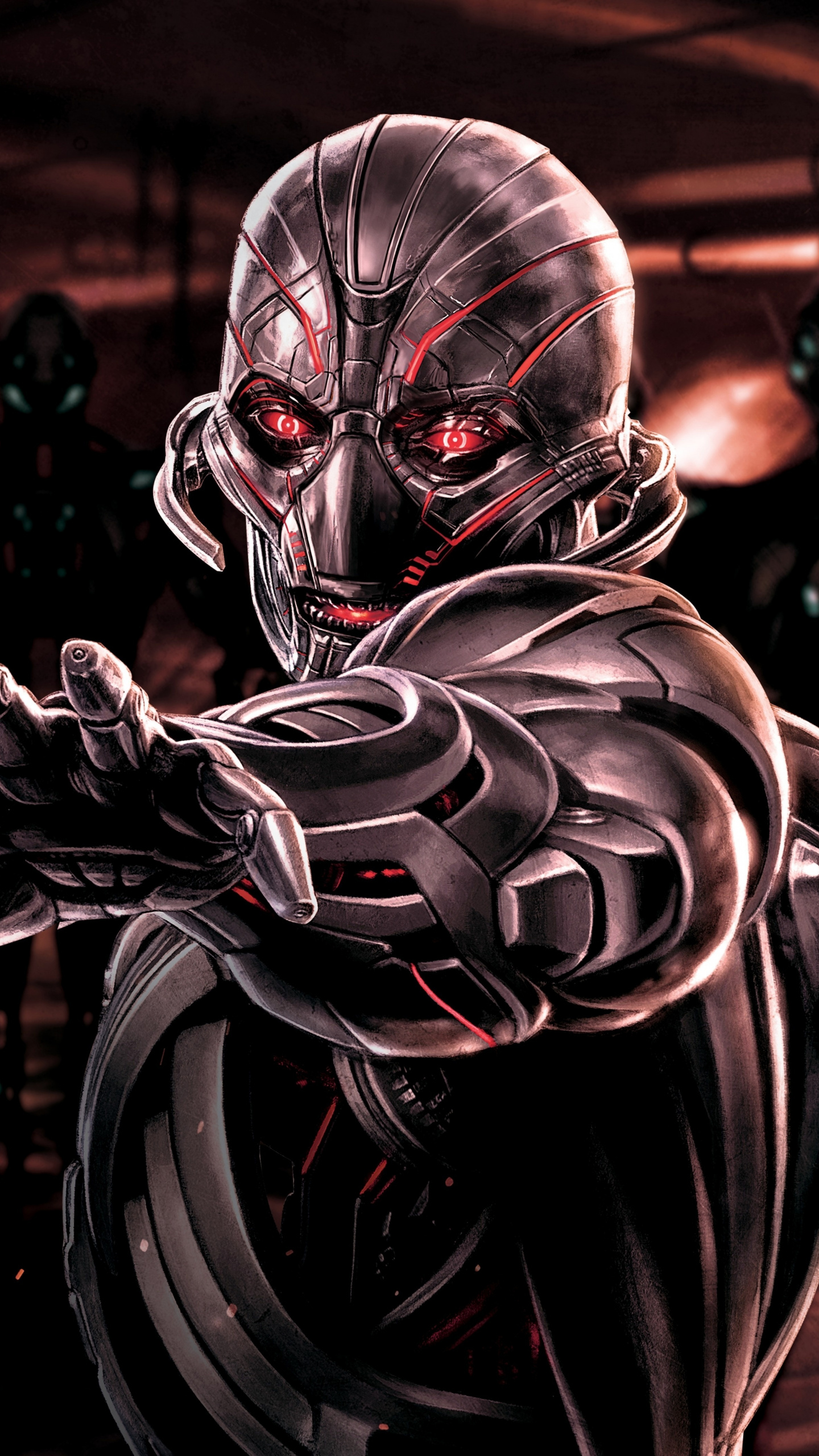 Download 1440x2560 wallpaper ultron, avengers: age of ultron
