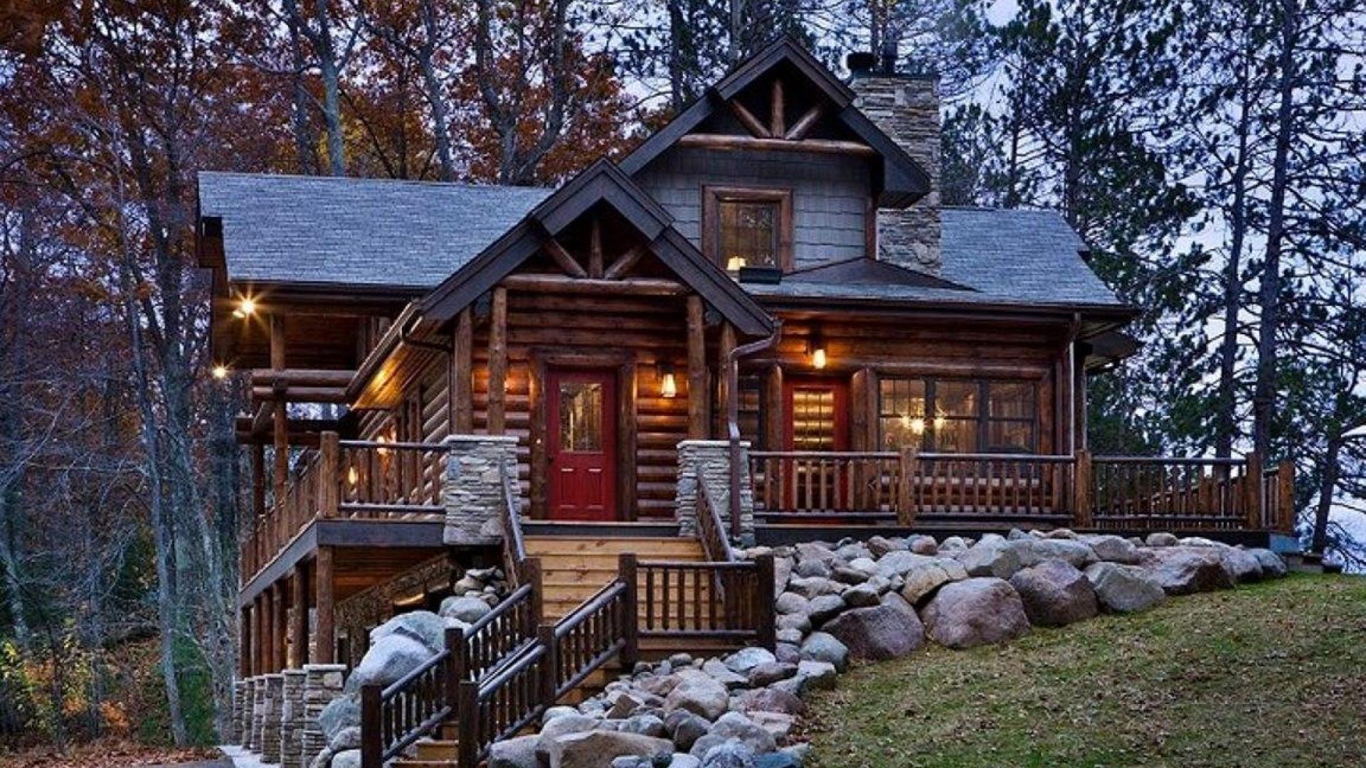 Log Cabin Wallpapers.