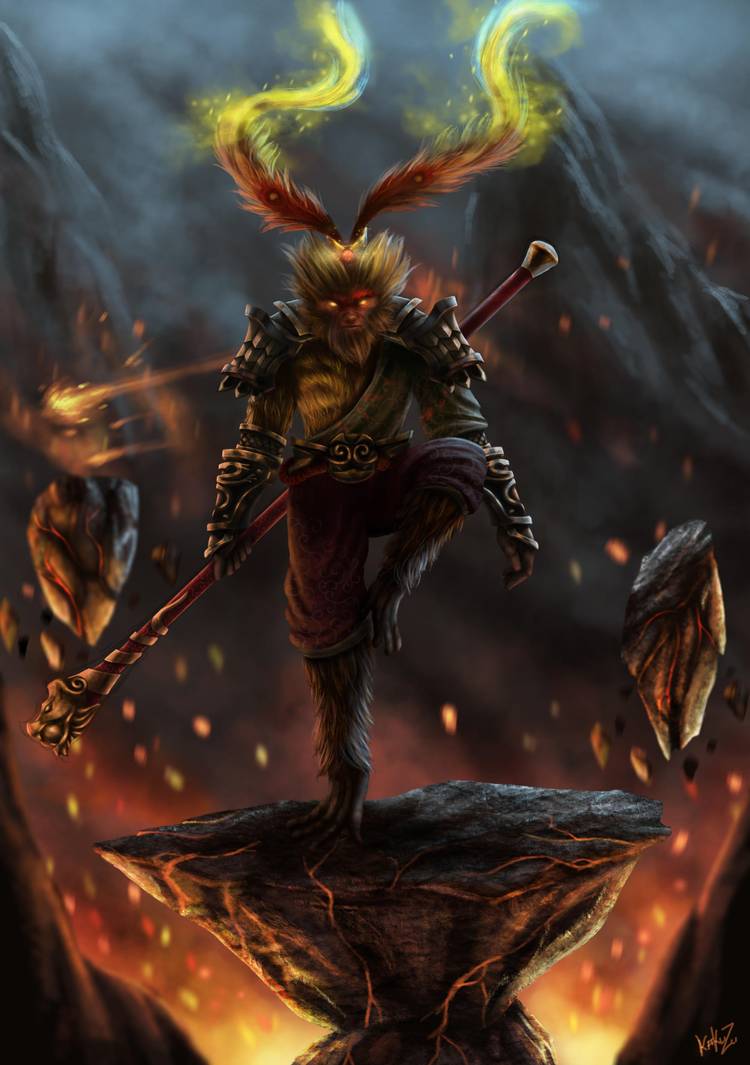 Sun Wukong Hd Mobile Wallpapers Wallpaper Cave