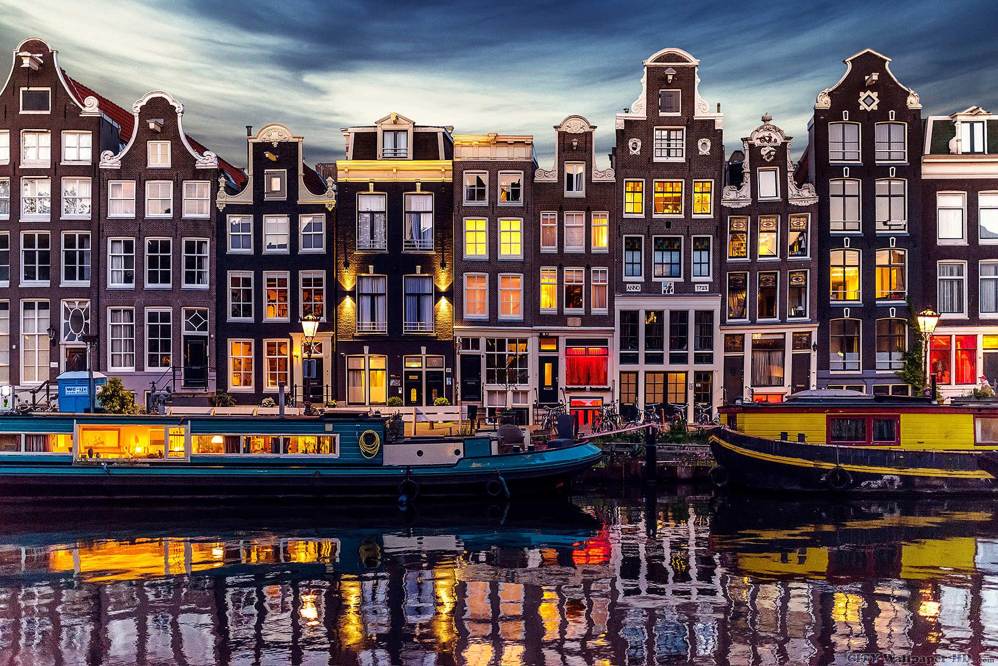 Amsterdam wallpaper. Photo mobile cities and countries. Amsterdam, the Netherlands capital