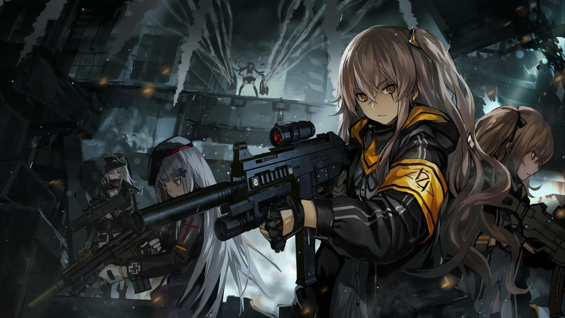Download 1920x1080 Girls Frontline, Operation, Heavy Weapons