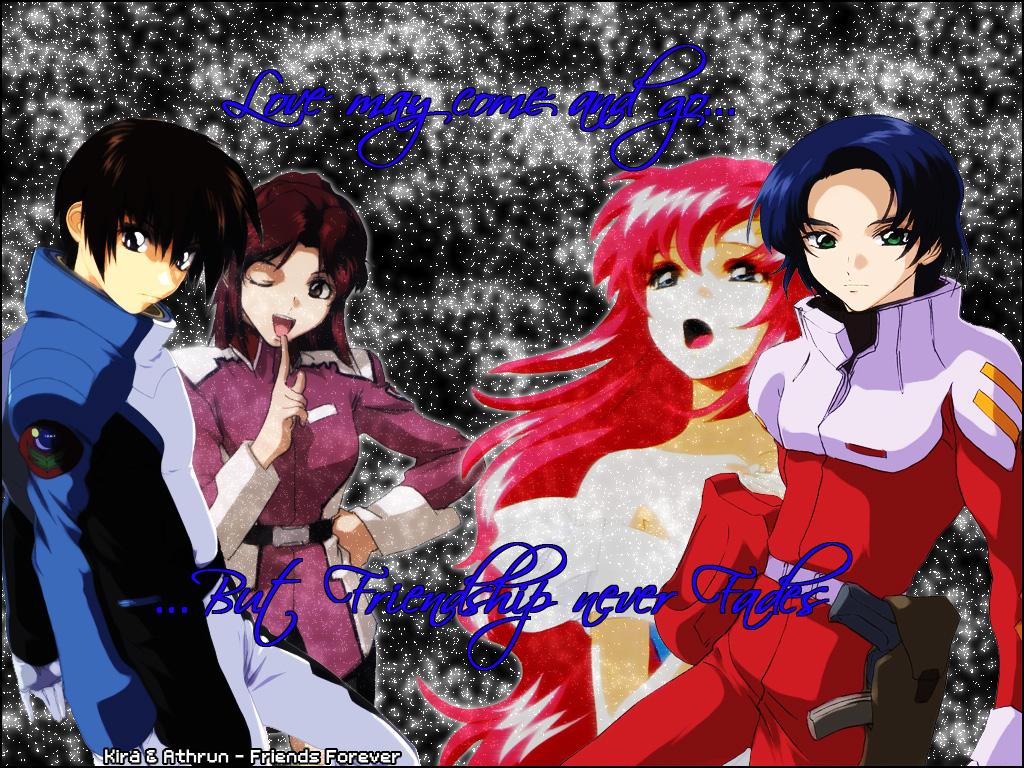 Mobile Suit Gundam SEED Wallpaper: Kira & Athrun Forever