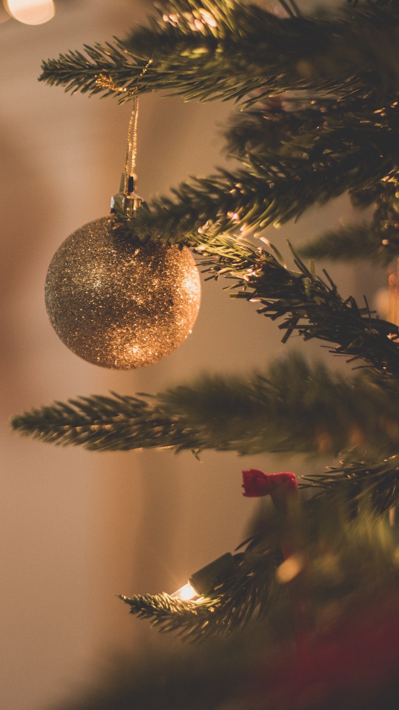 Wallpaper Christmas Tree, Christmas Decorations, Branch