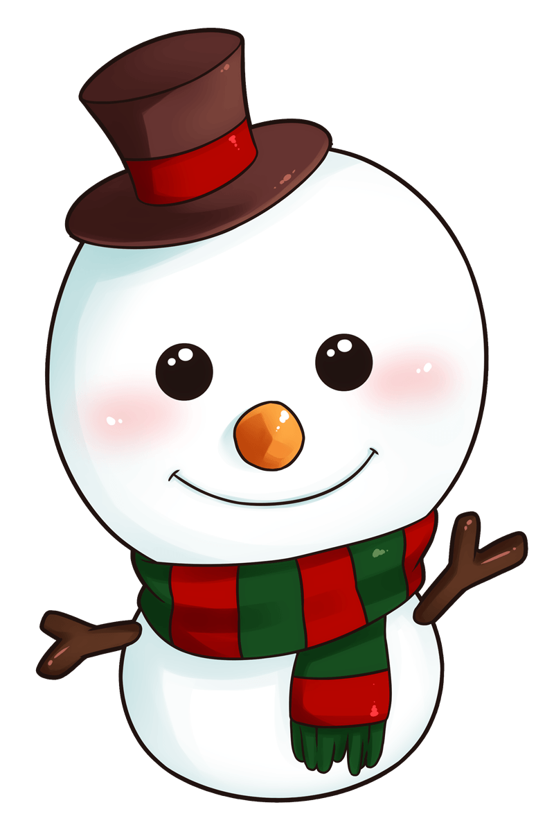 Snowman Clip Art & Image for Commercial Use