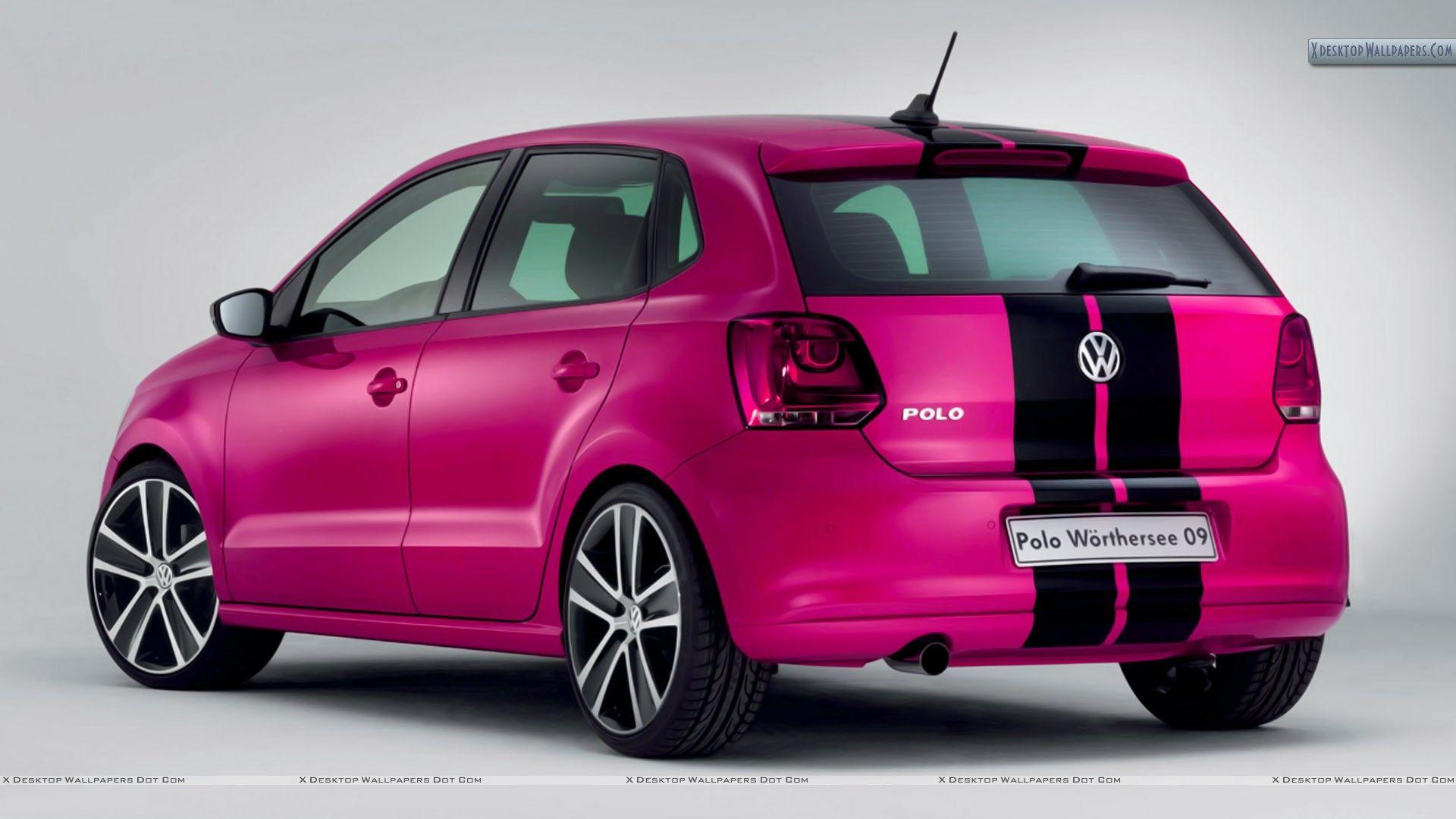 Volkswagen Polo Worthersee 09 Concept In Pink Color Car