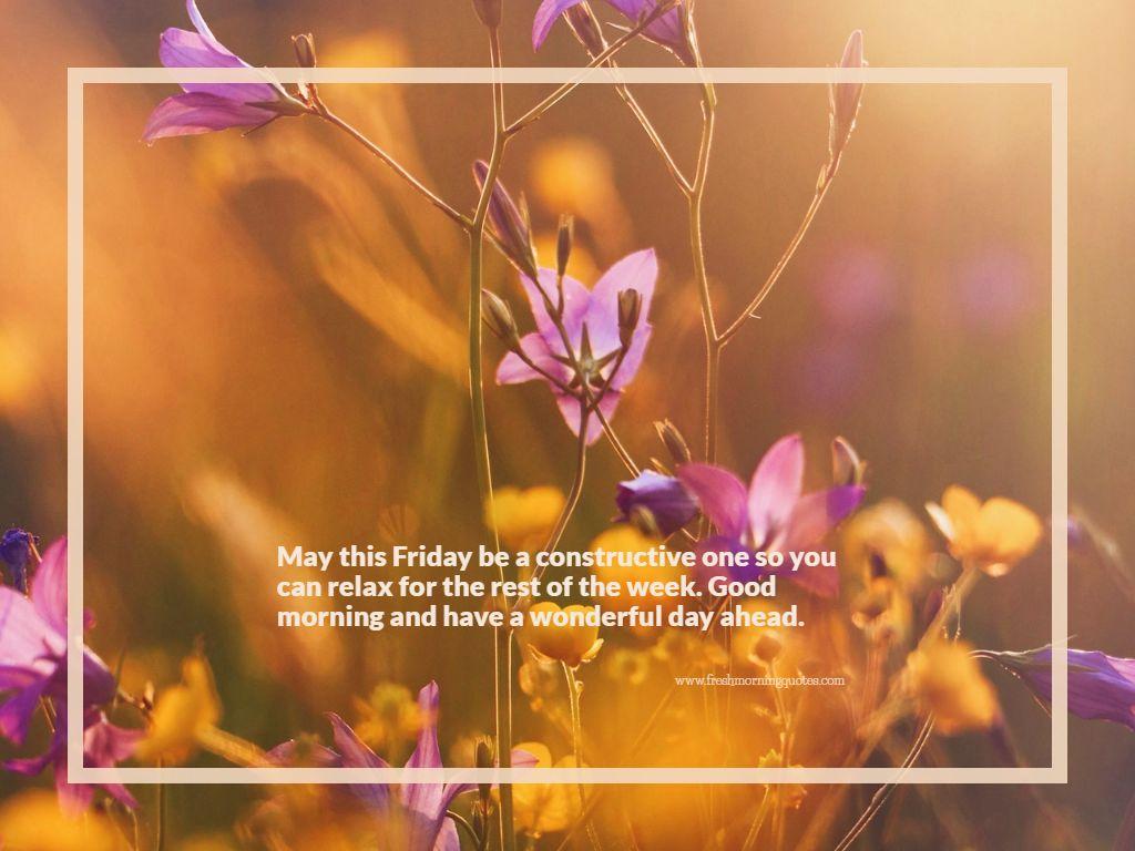 Good Morning Beautiful Happy Friday Image