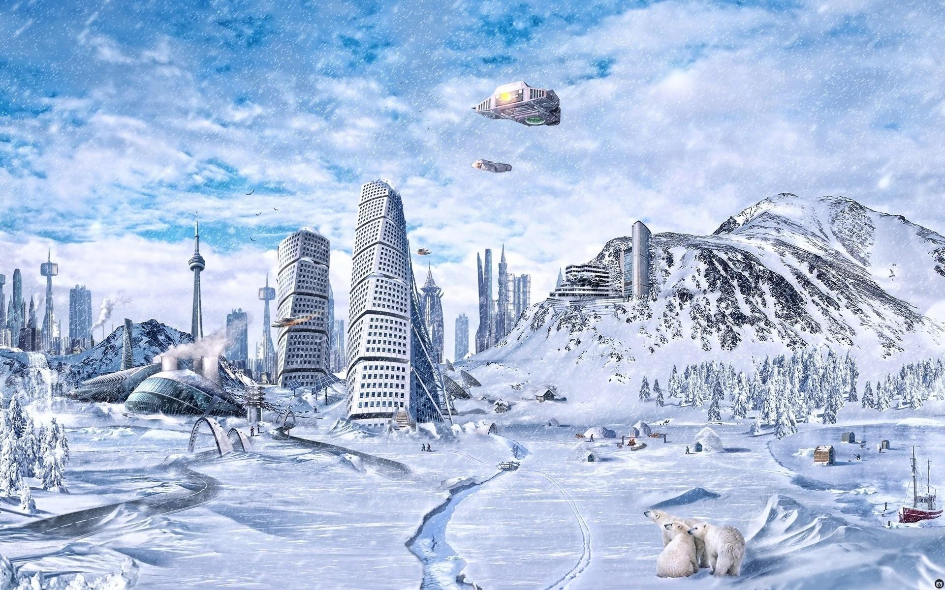 Beautiful 3D Winter Fantasy