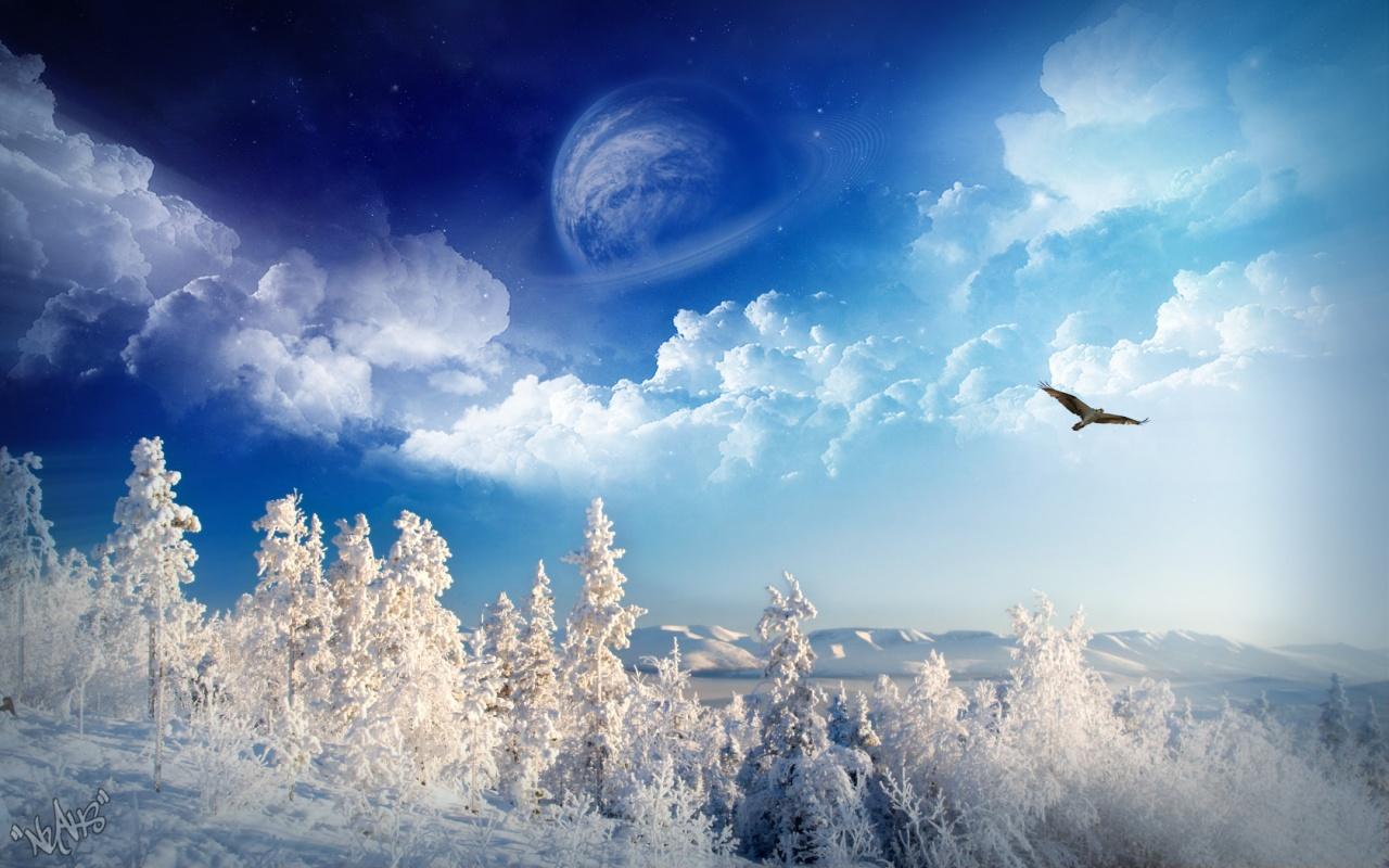 Winter Fantasy Background