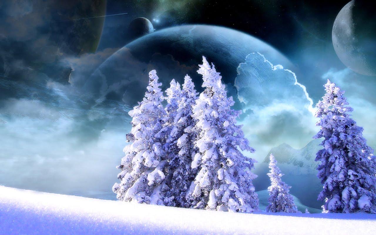 Free download Winter Fantasy Winter Background HD Wallpaper