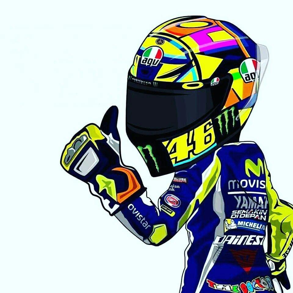 Terkeren 29+ Wallpaper Animasi Valentino Rossi Joen Wallpaper