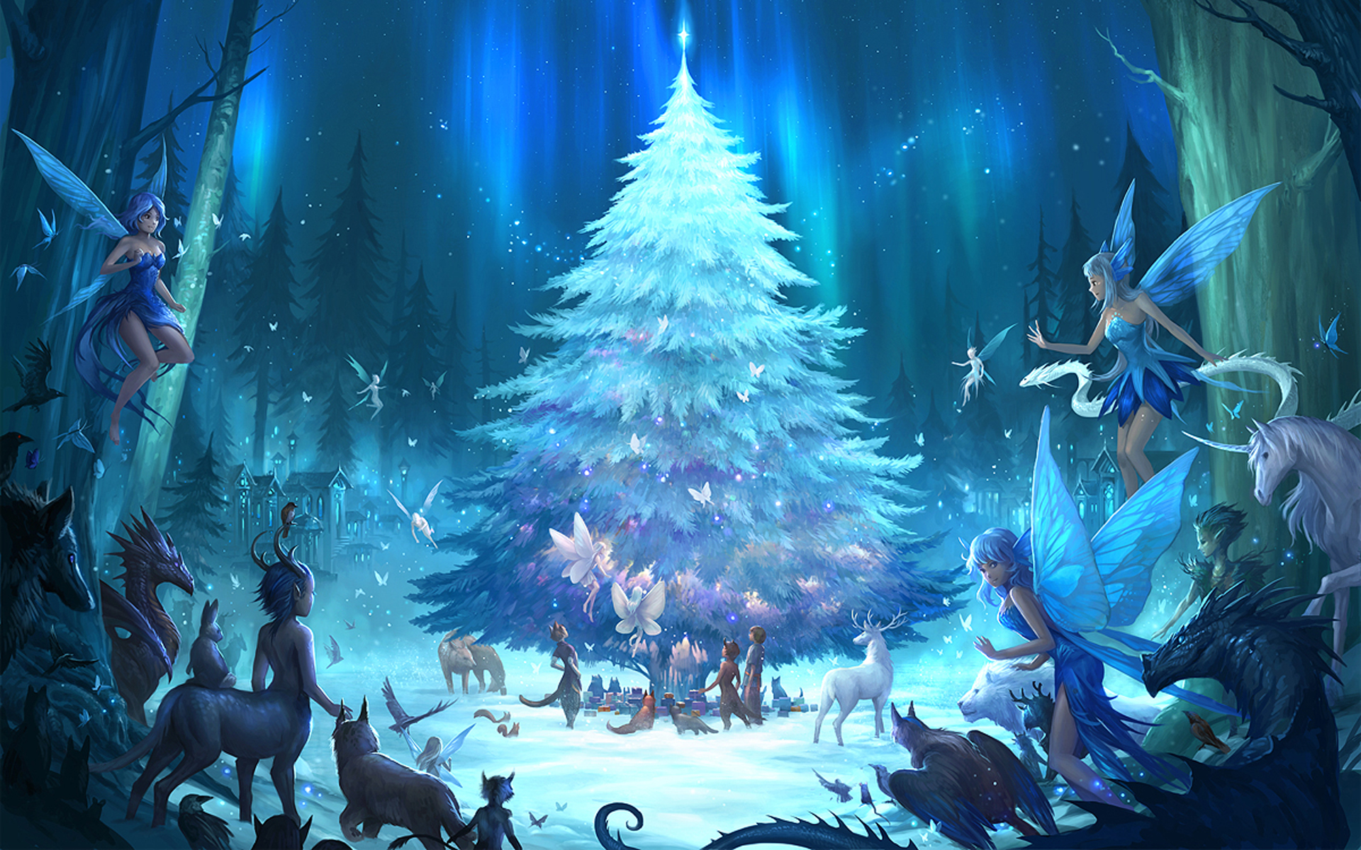 Cosfest Christmas HD Wallpaper. Background Image