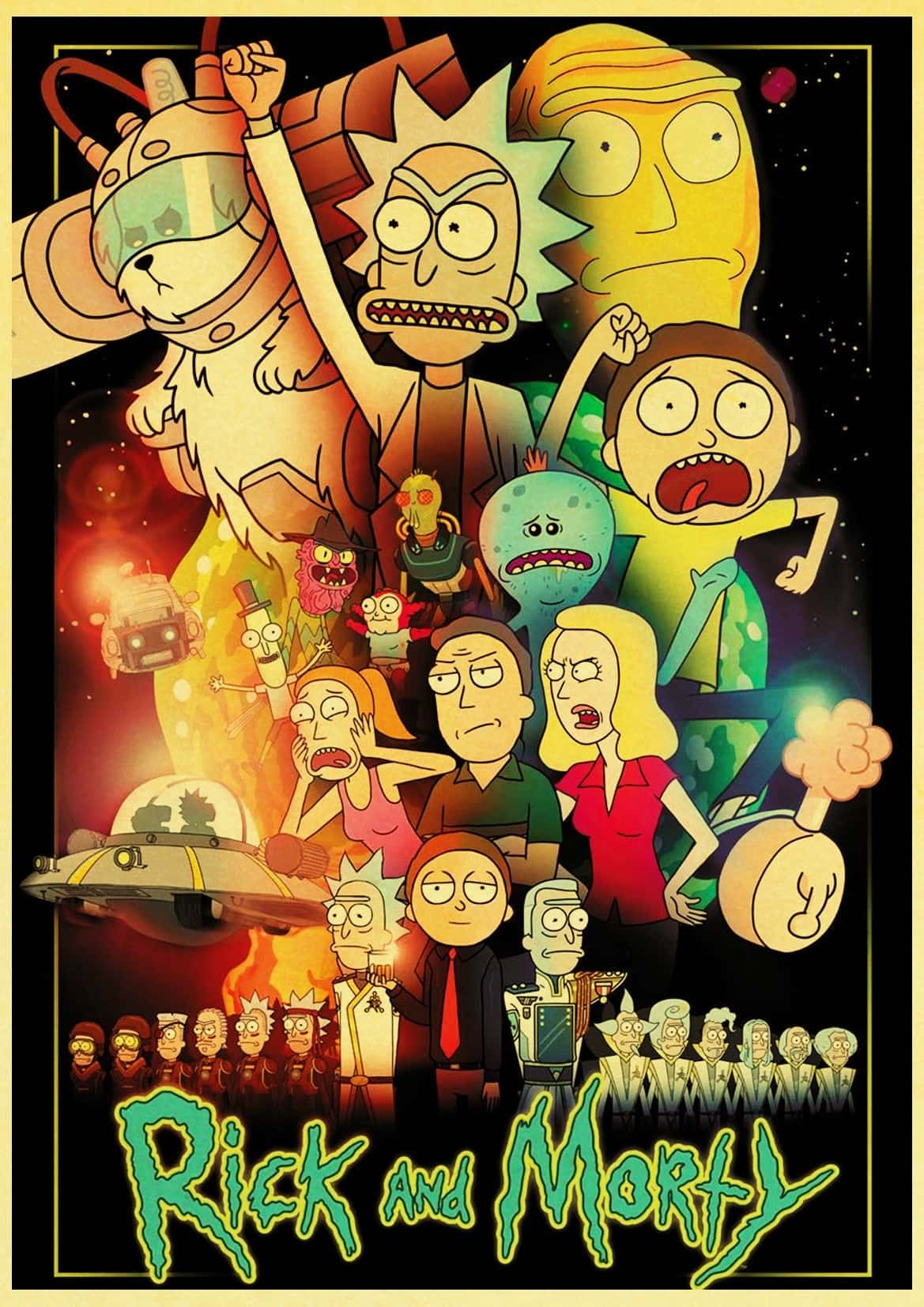 Rick And Morty Retro Wallpapers - Wallpaper Cave