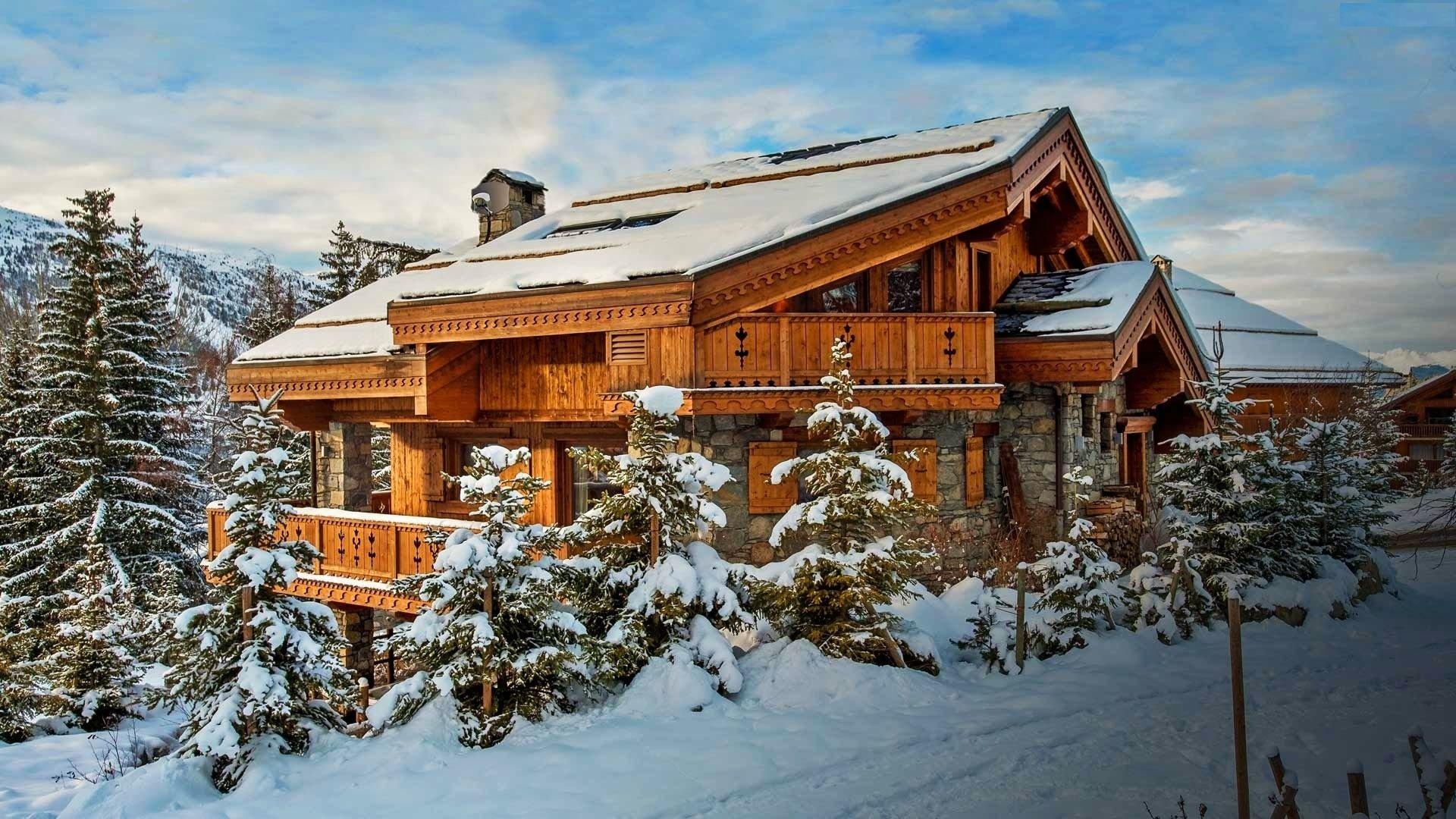Ski Lodge HD Wallpaper and Background Image