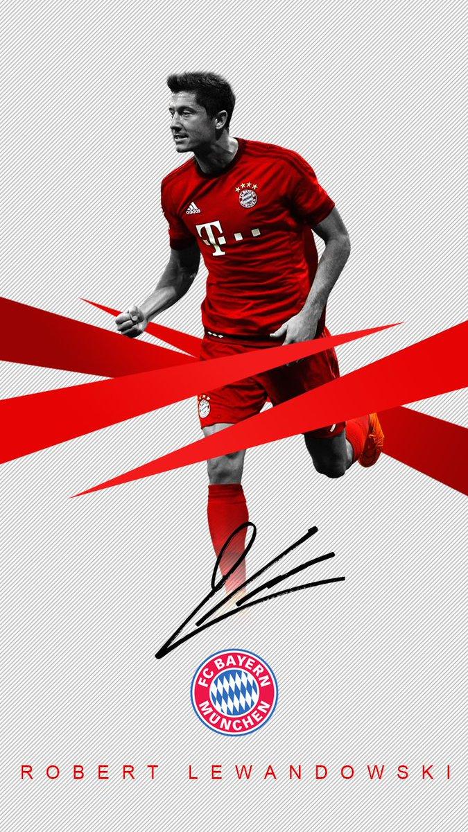 Footy Wallpaper Lewandowski iPhone wallpaper
