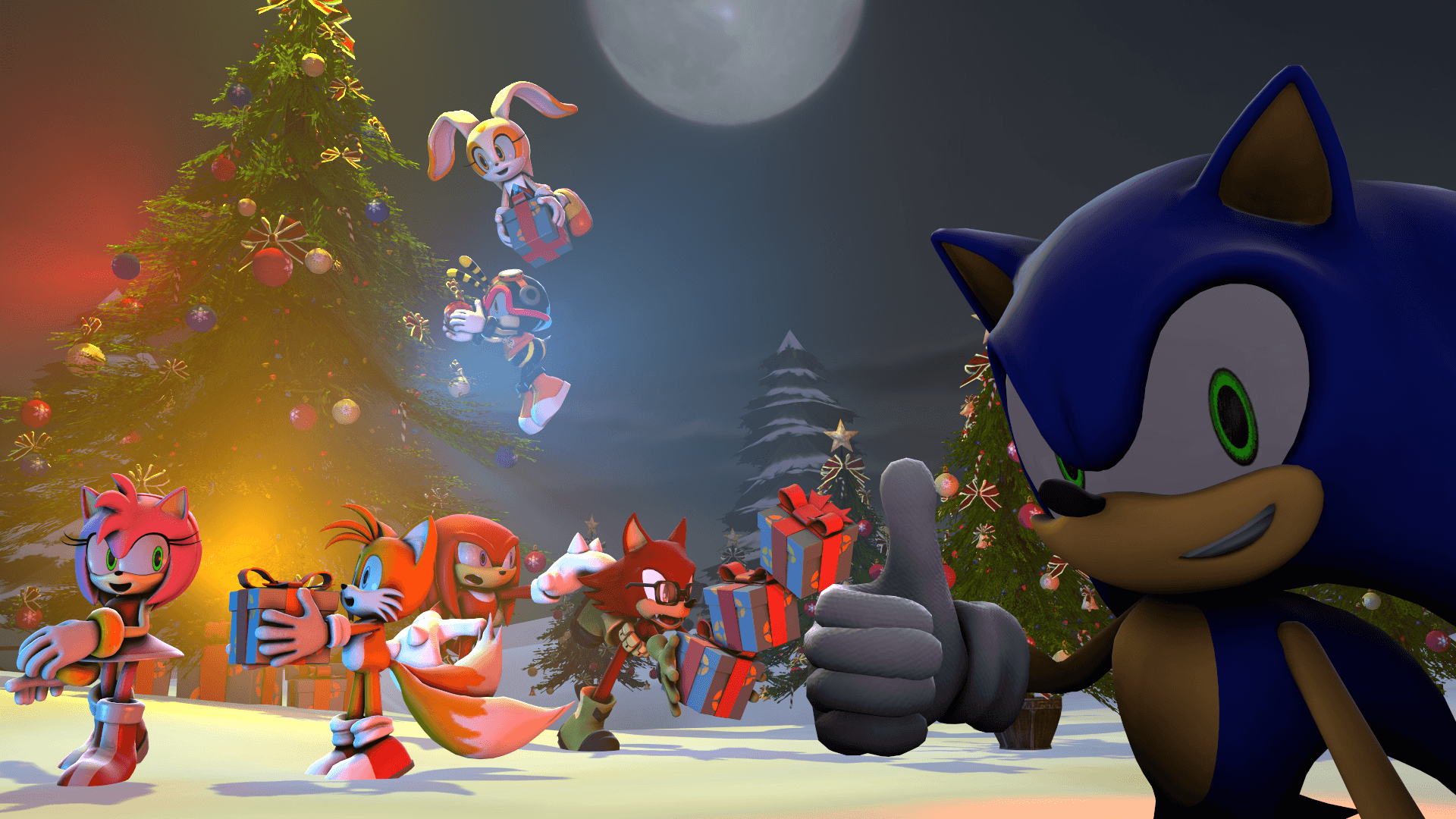 Christmas Sonic Wallpapers - Wallpaper Cave