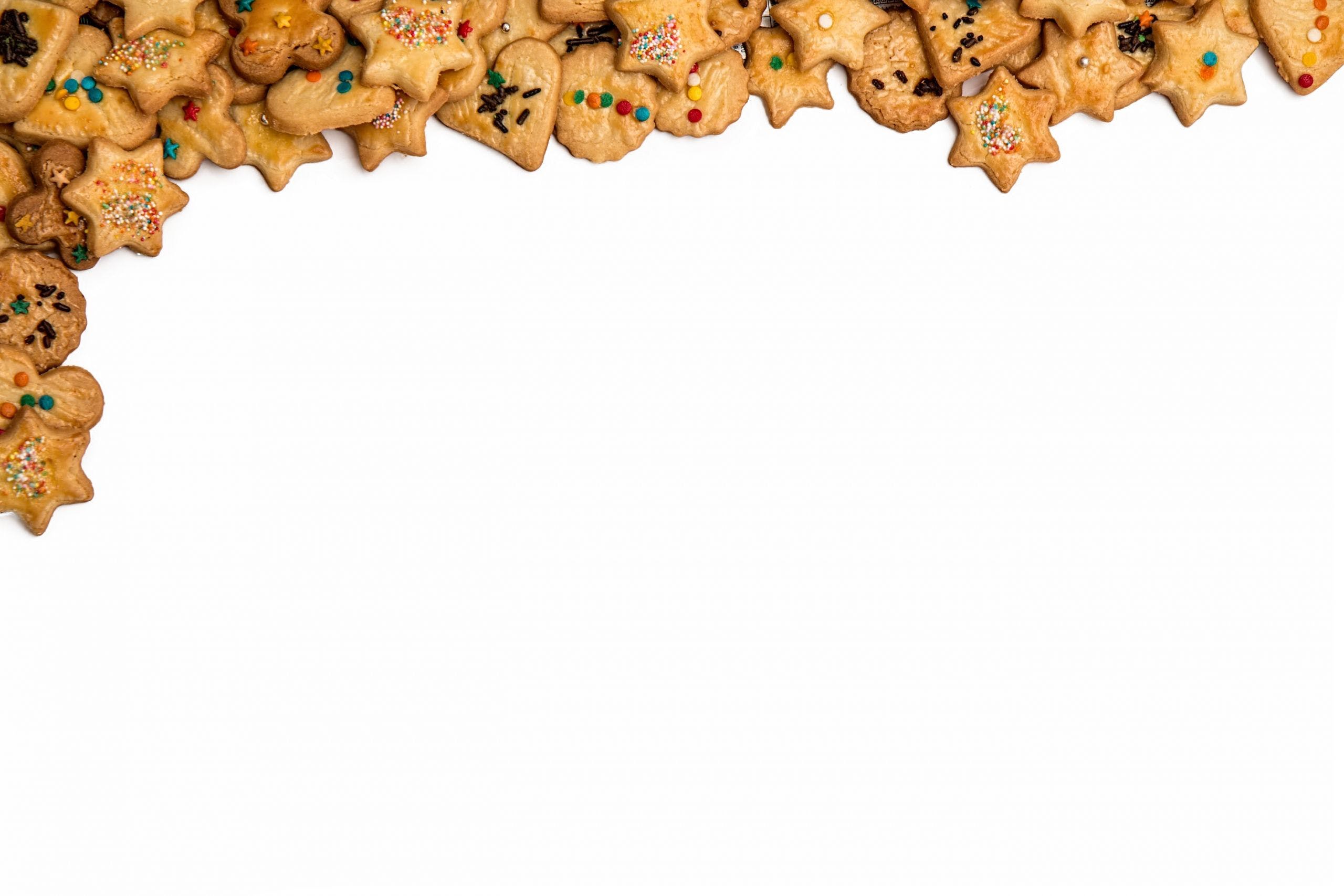 HD Christmas Cookies Border Wallpaper