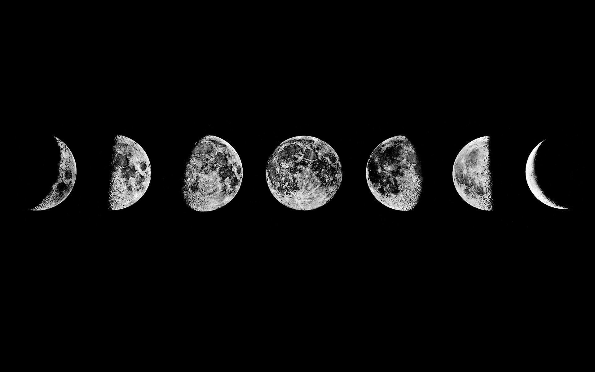 Phases of the Moon Wallpaper