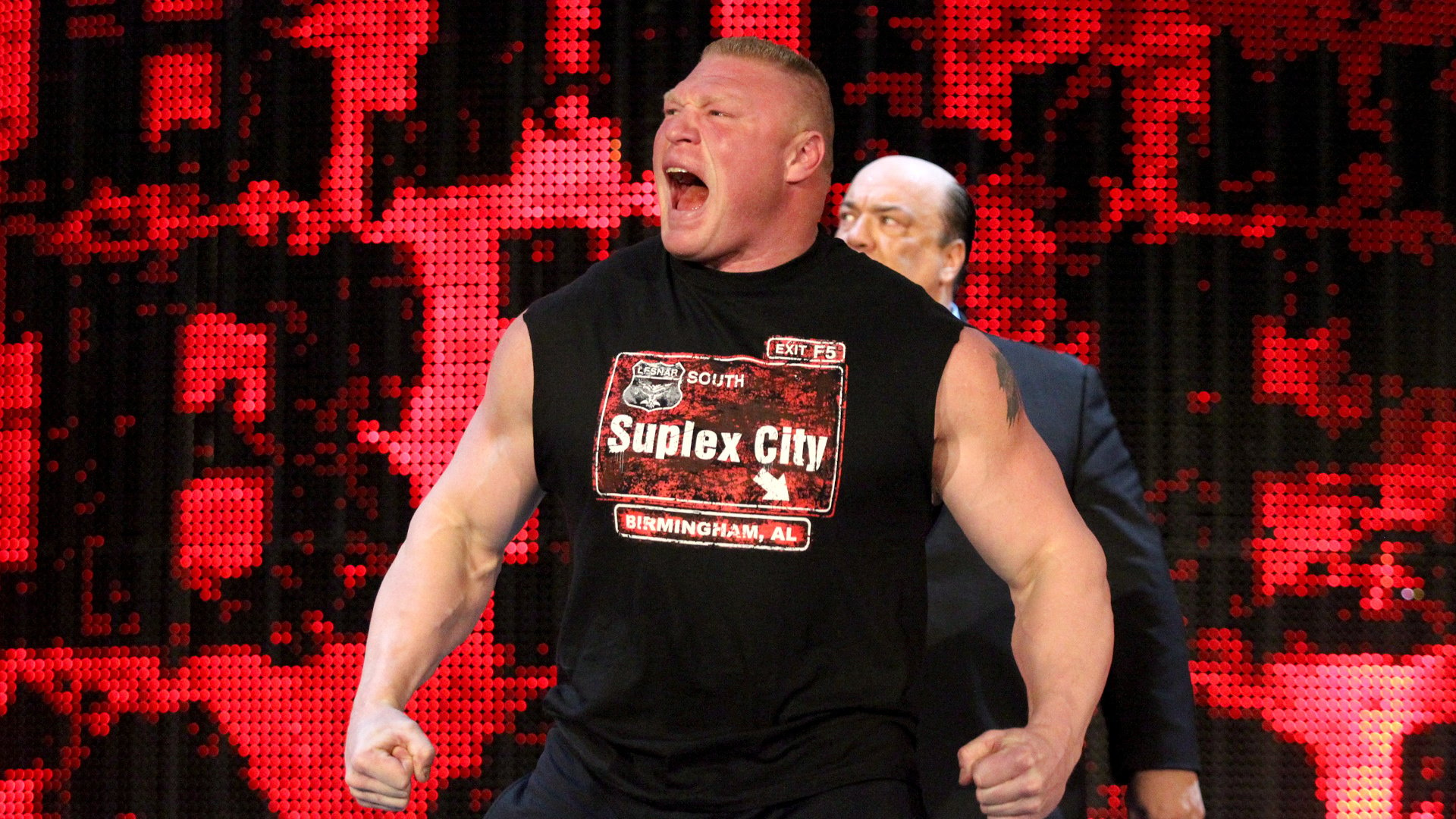 Brock Lesnar In Raw Wallpaper & Background