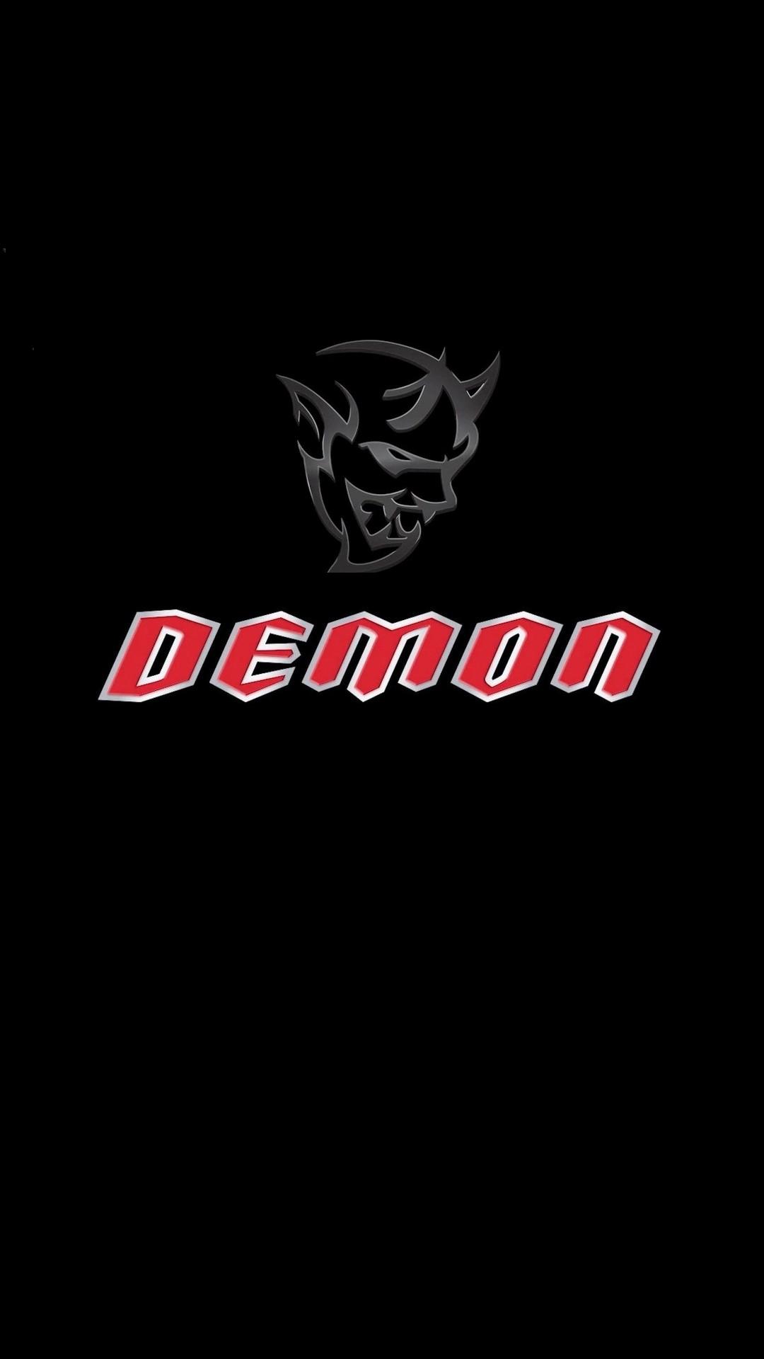 Dodge Demon Logo iPhone Wallpaper 3D iPhone Wallpaper