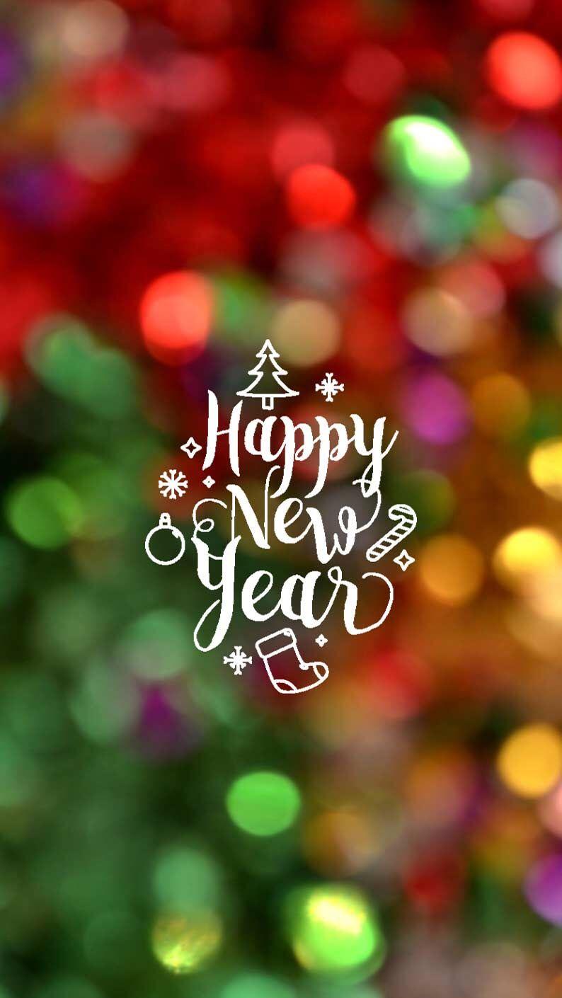 Wallpaper IPhone Happy Holidays New Year ⚪ In 2019
