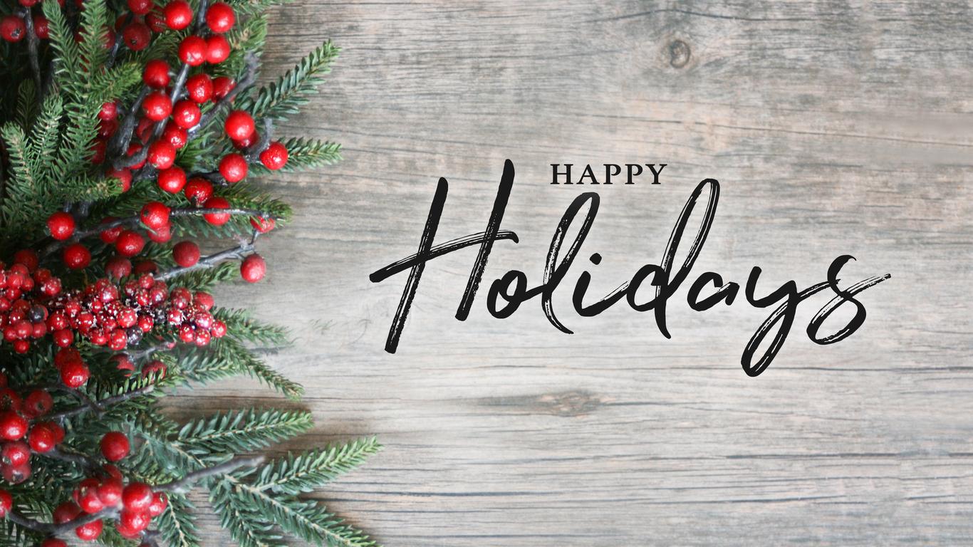 Happy Holidays. look out 2019. here we come!