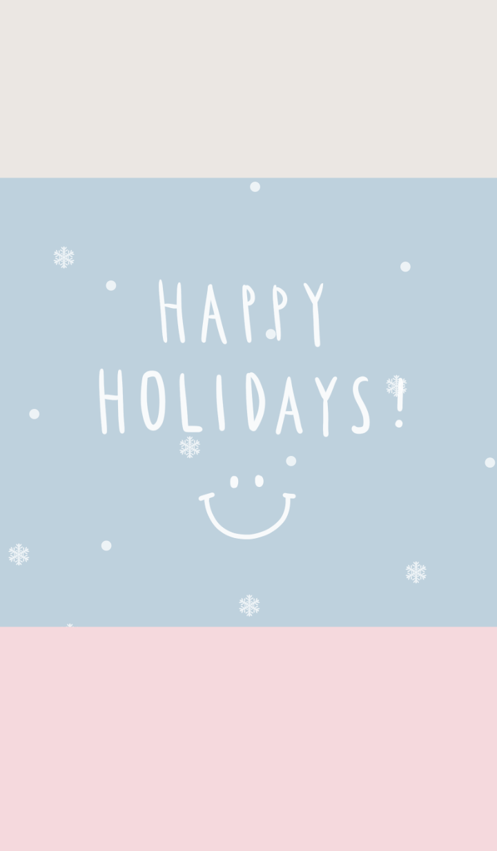 happy holidays smile theme. Holiday wallpaper